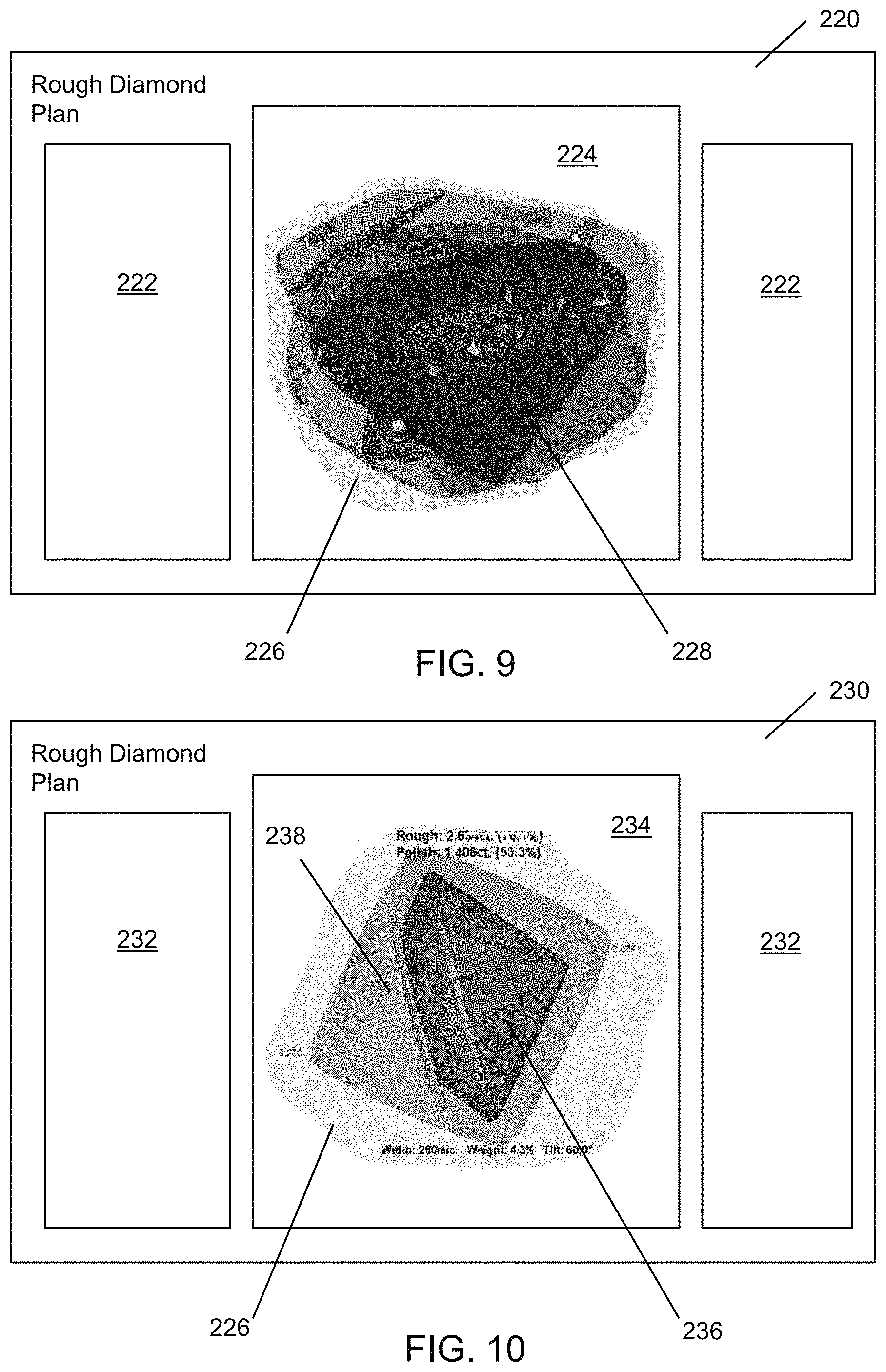 Patent US11776033 Figure 13 – Electronic platform, systems, and methods for planning polished diamond parameters to enable individual diamond transactions