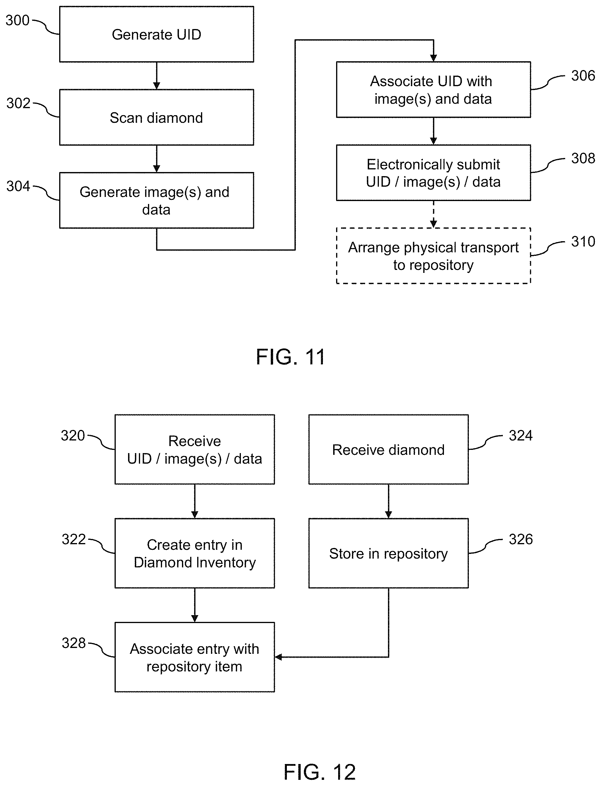 Patent US11776033 Figure 14 – Electronic platform, systems, and methods for planning polished diamond parameters to enable individual diamond transactions