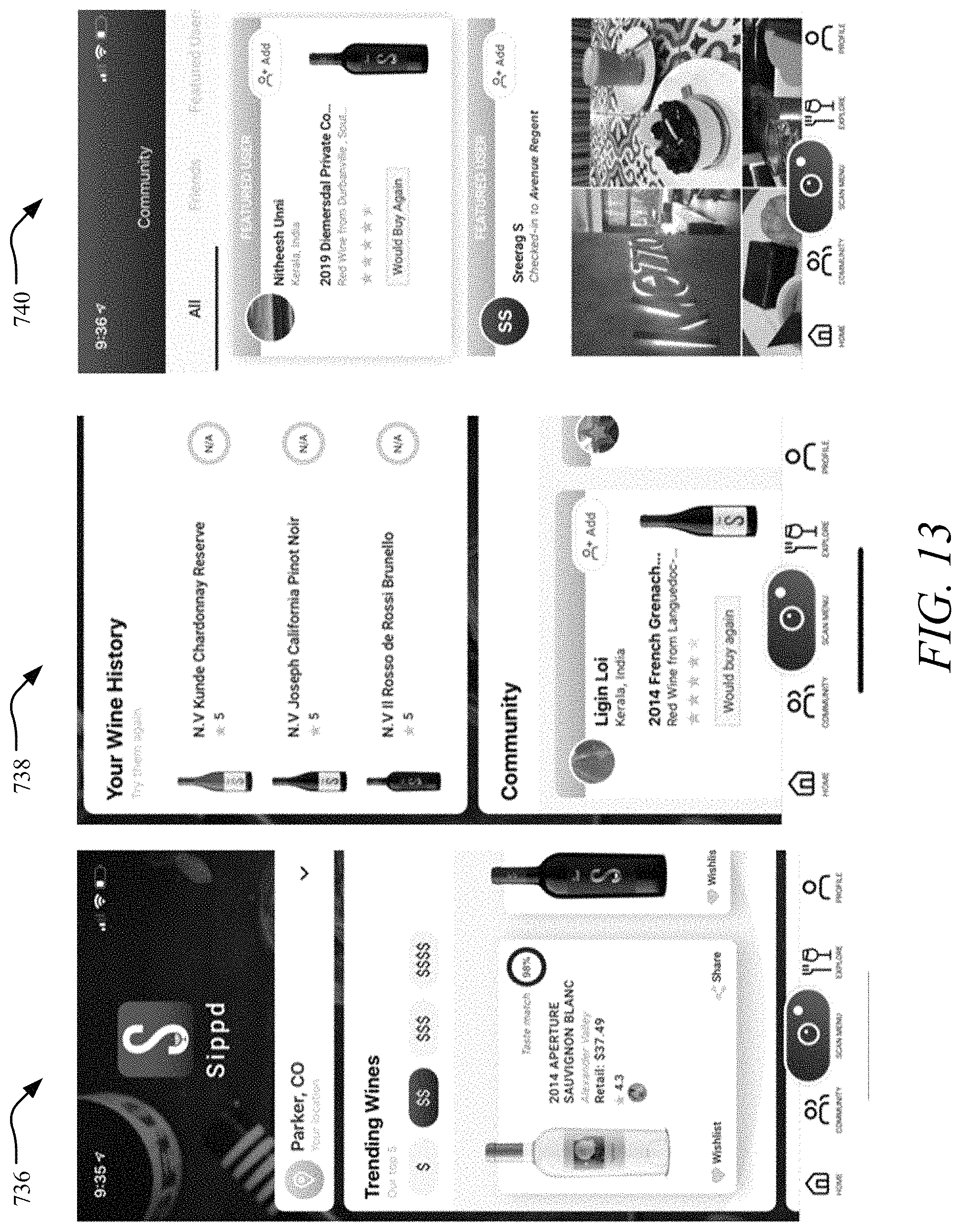 Patent US11776037 Figure 13 – Systems and methods for personal taste recommendation