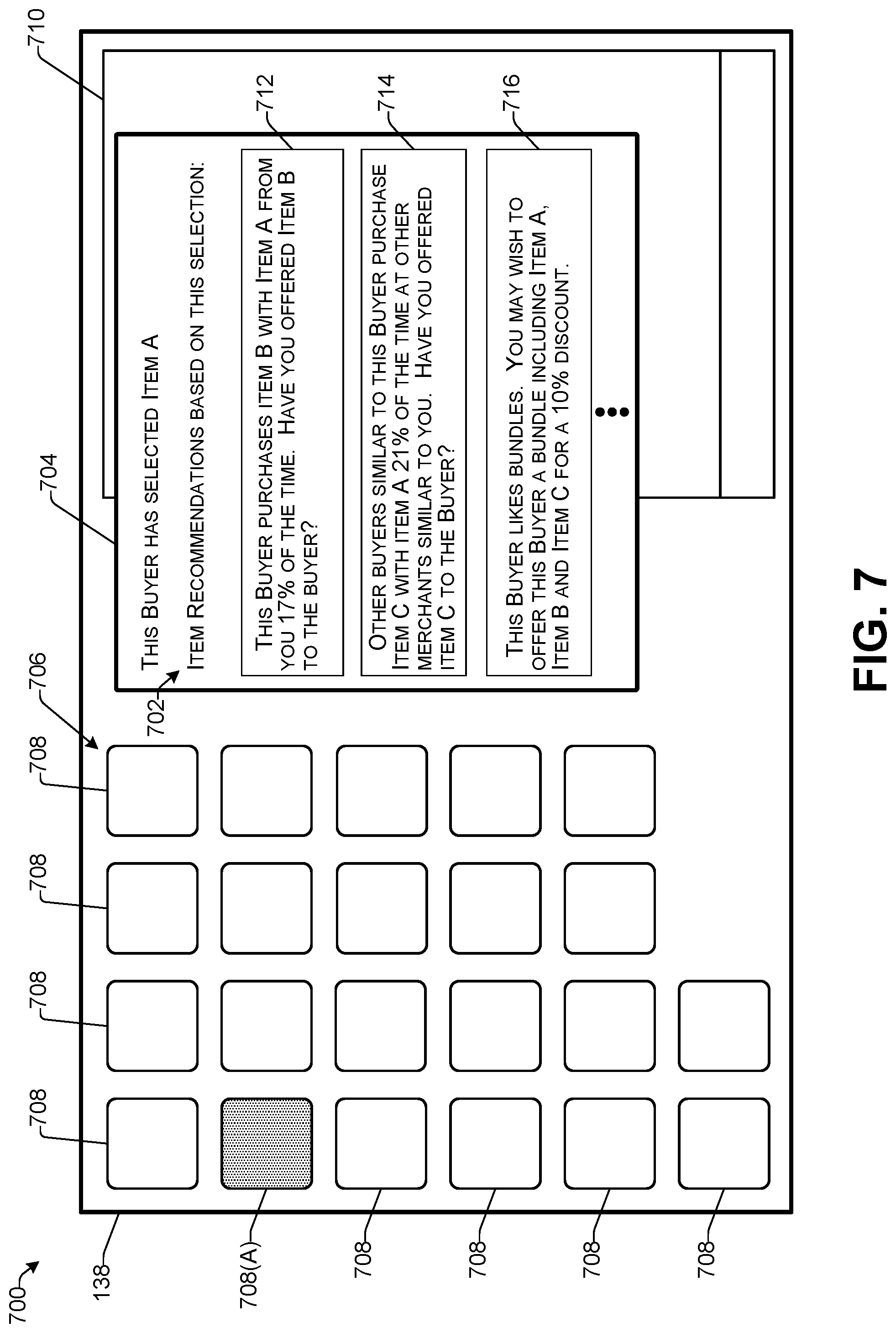 Patent US11776038 Figure 7 – Transaction modification based on modeled profiles