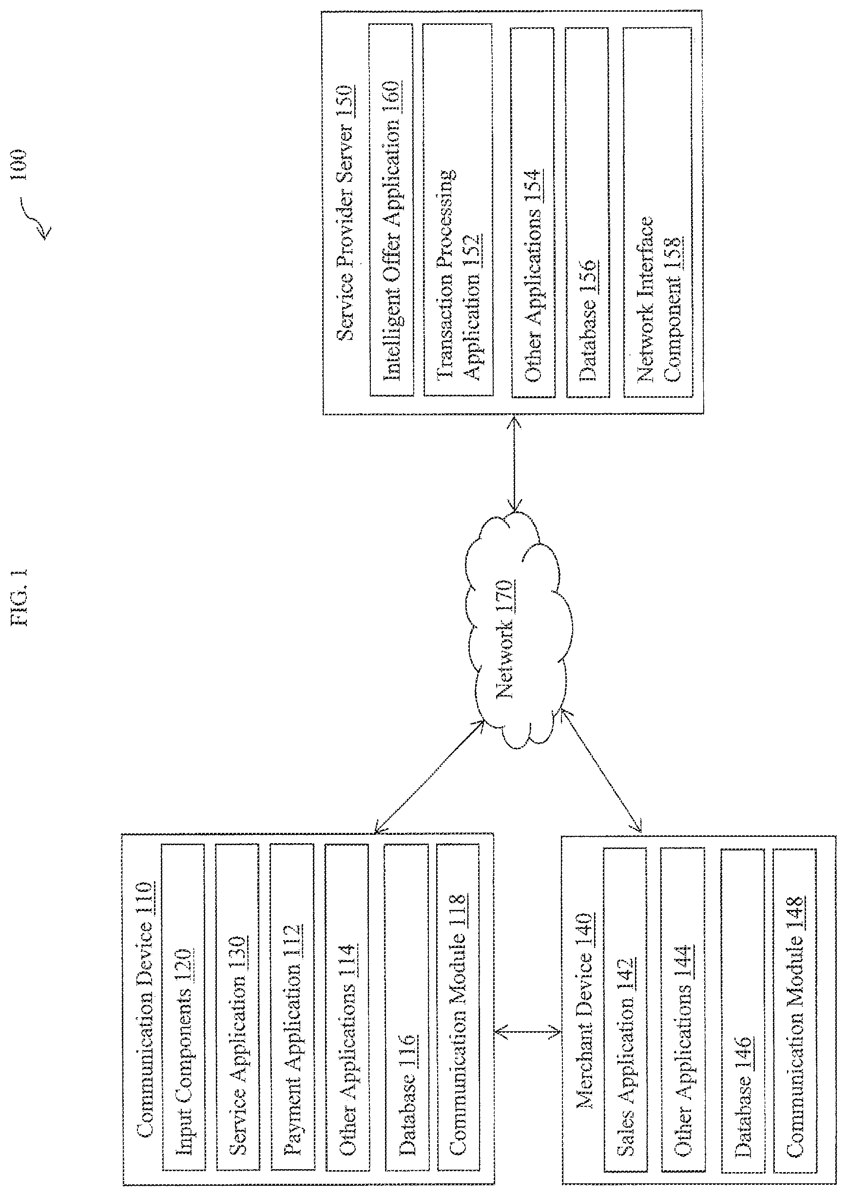 Patent US11776040 — System, method, and medium for user specific data distribution of crowd-sourced data — Figure 1