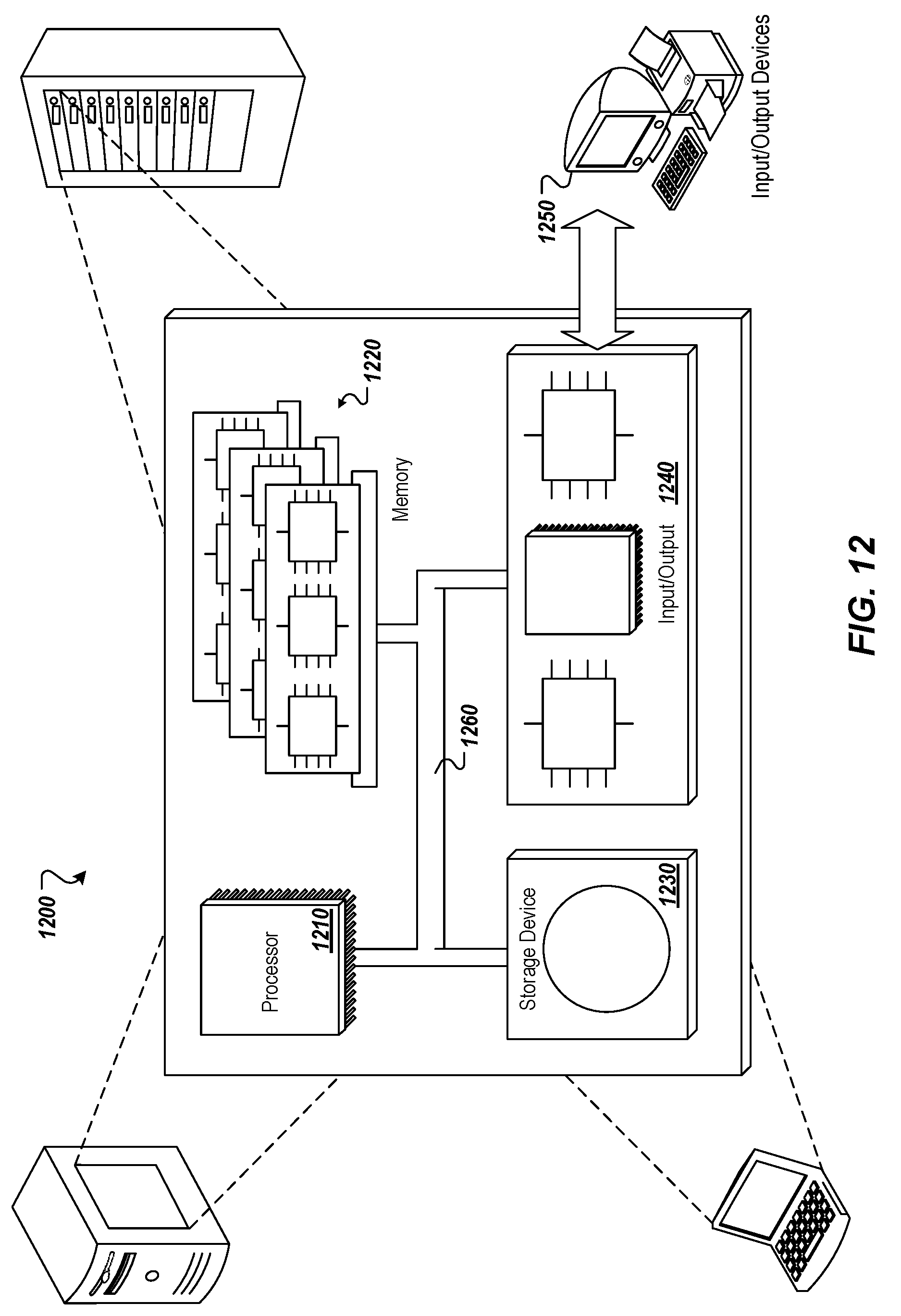 Patent US11776046 Figure 12 – Cross-device presentation with conversational user interface