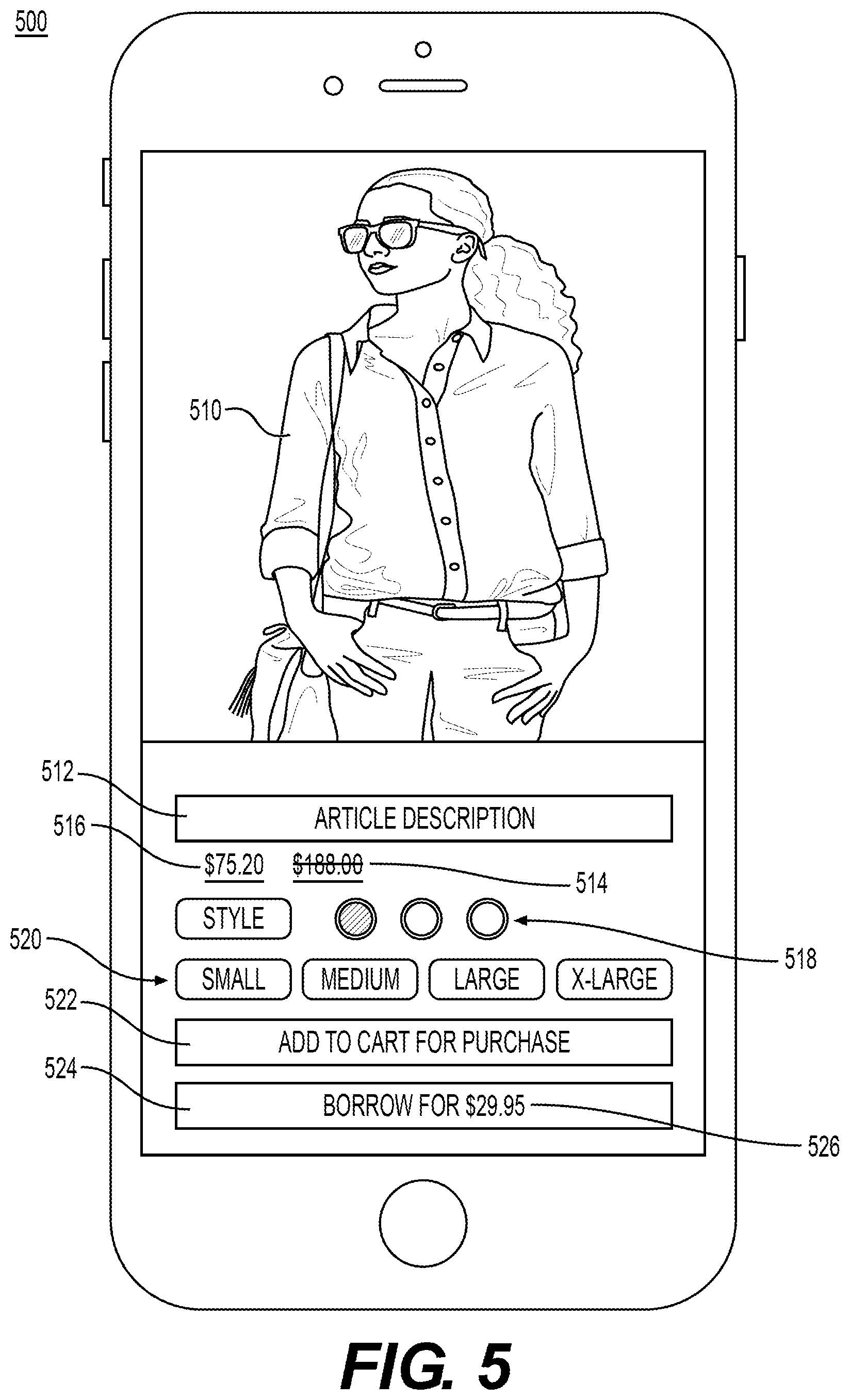 Patent US11776048 Figure 6 – Systems, non-transitory computer-readable mediums, and methods for providing a user interface for an electronic transactions platform