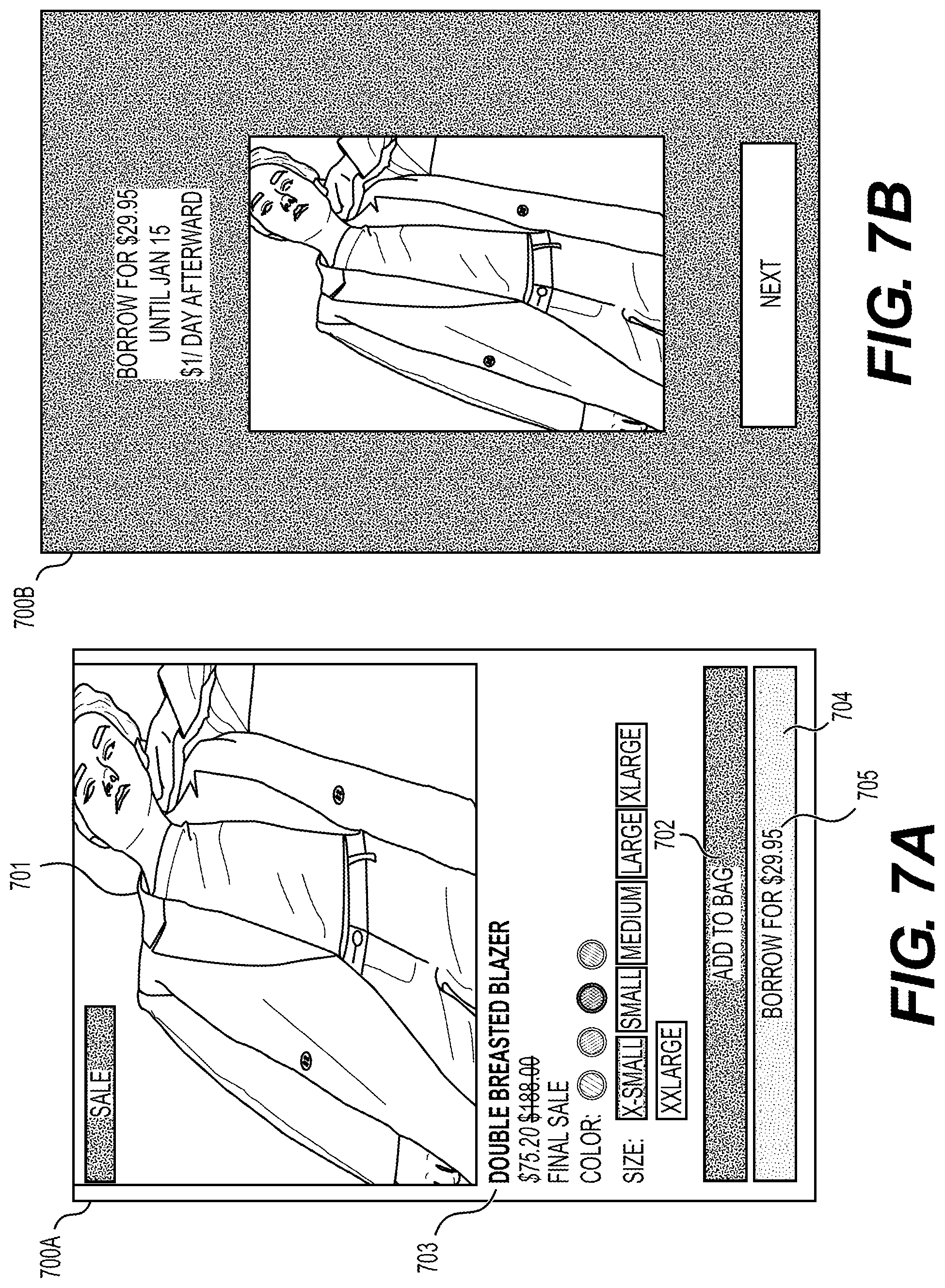 Patent US11776048 Figure 8 – Systems, non-transitory computer-readable mediums, and methods for providing a user interface for an electronic transactions platform