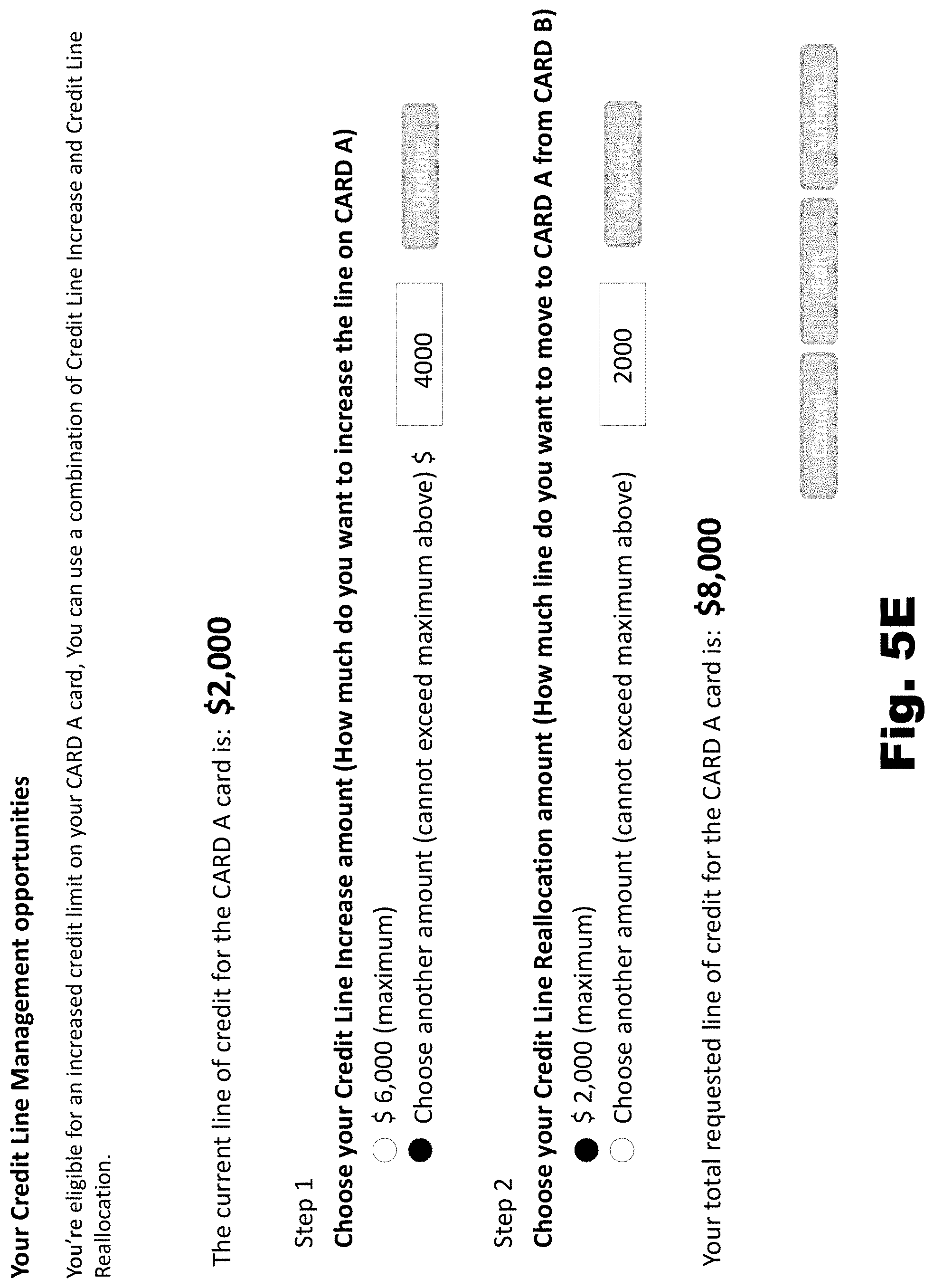 Patent US11776051 Figure 8 – Credit line adjustment
