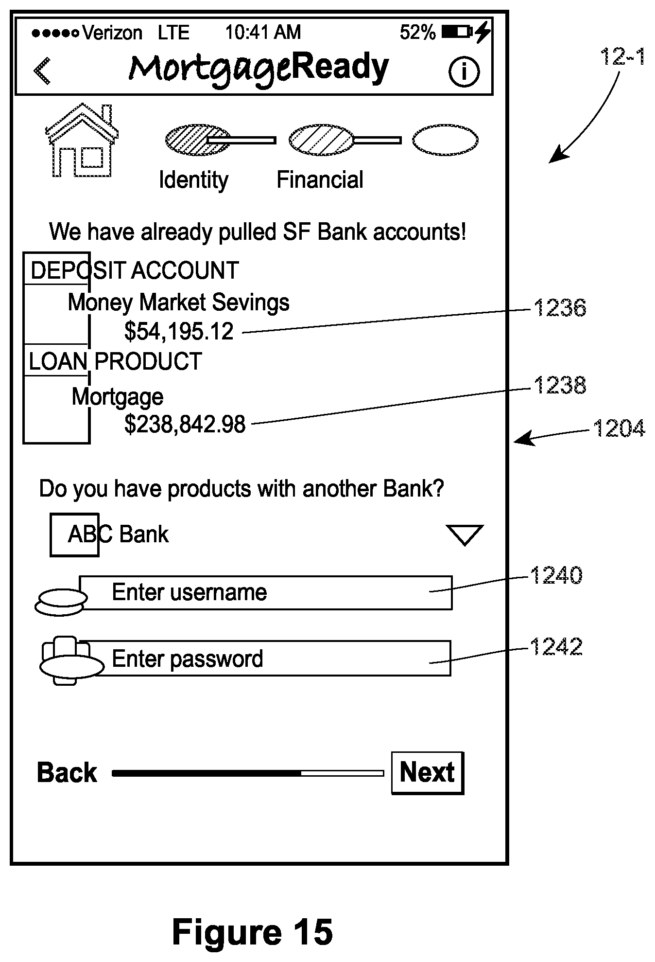 Patent US11776052 Figure 17 – Continuously monitoring and updating mortgage ready data