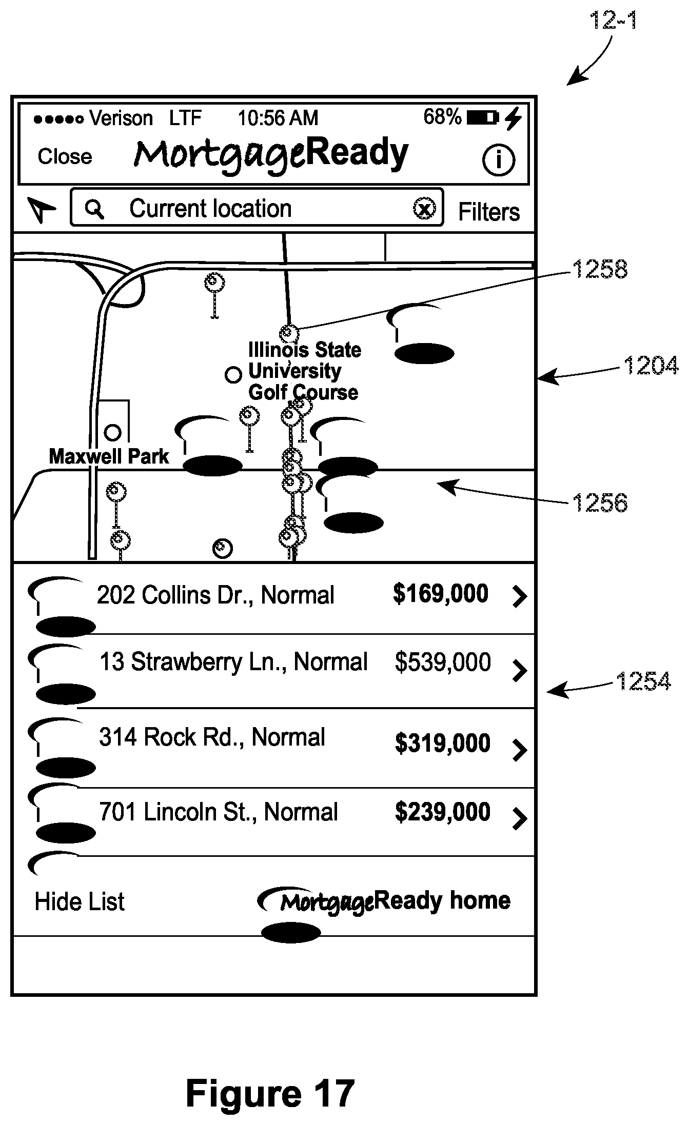 Patent US11776052 Figure 19 – Continuously monitoring and updating mortgage ready data