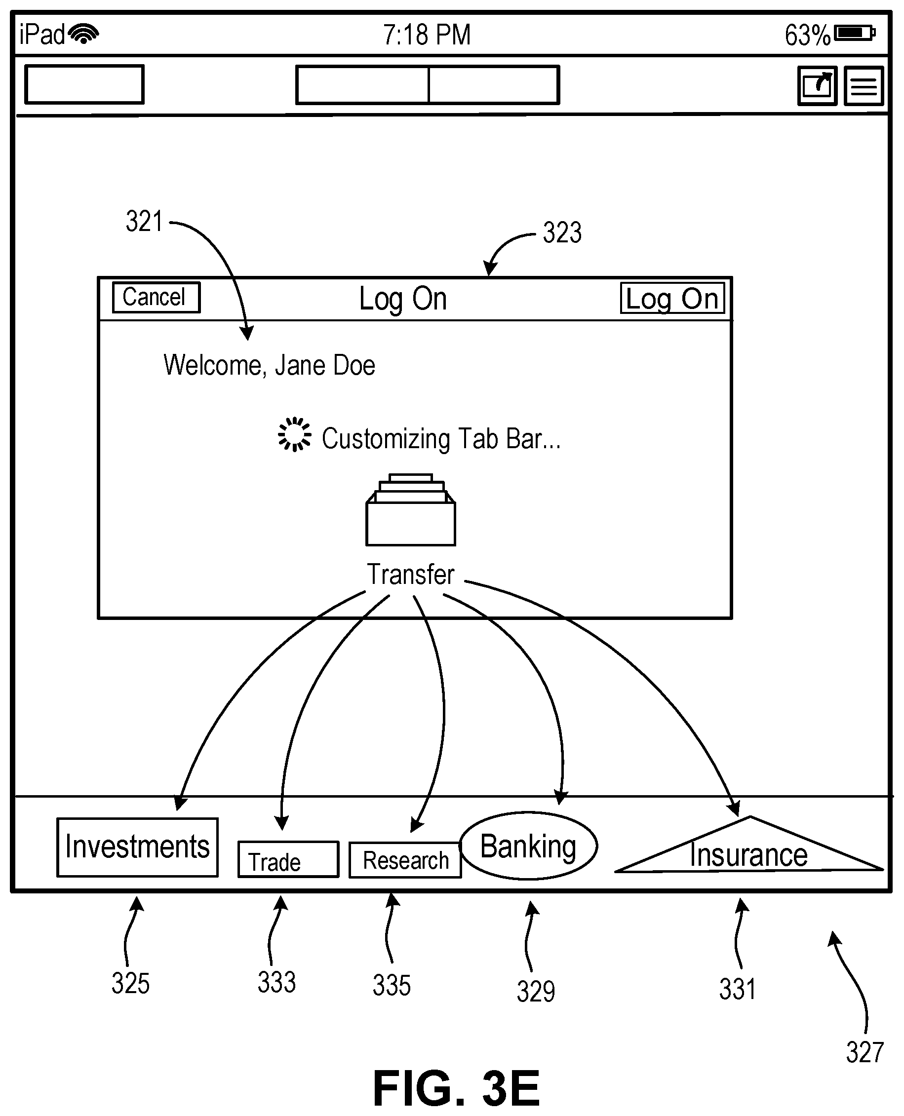 Patent US11776057 Figure 9 – Personalized navigation control items for an application