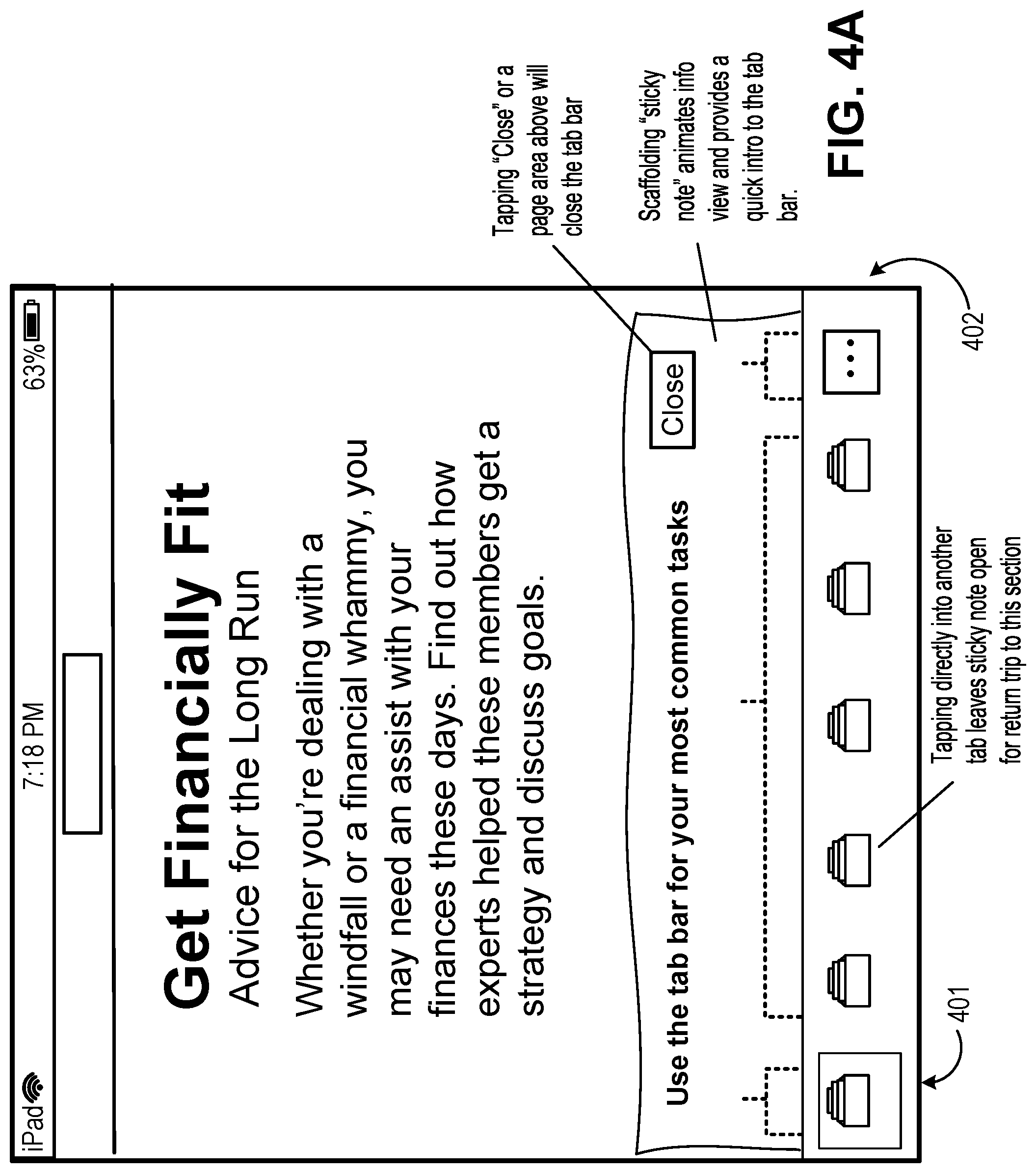 Patent US11776057 Figure 10 – Personalized navigation control items for an application