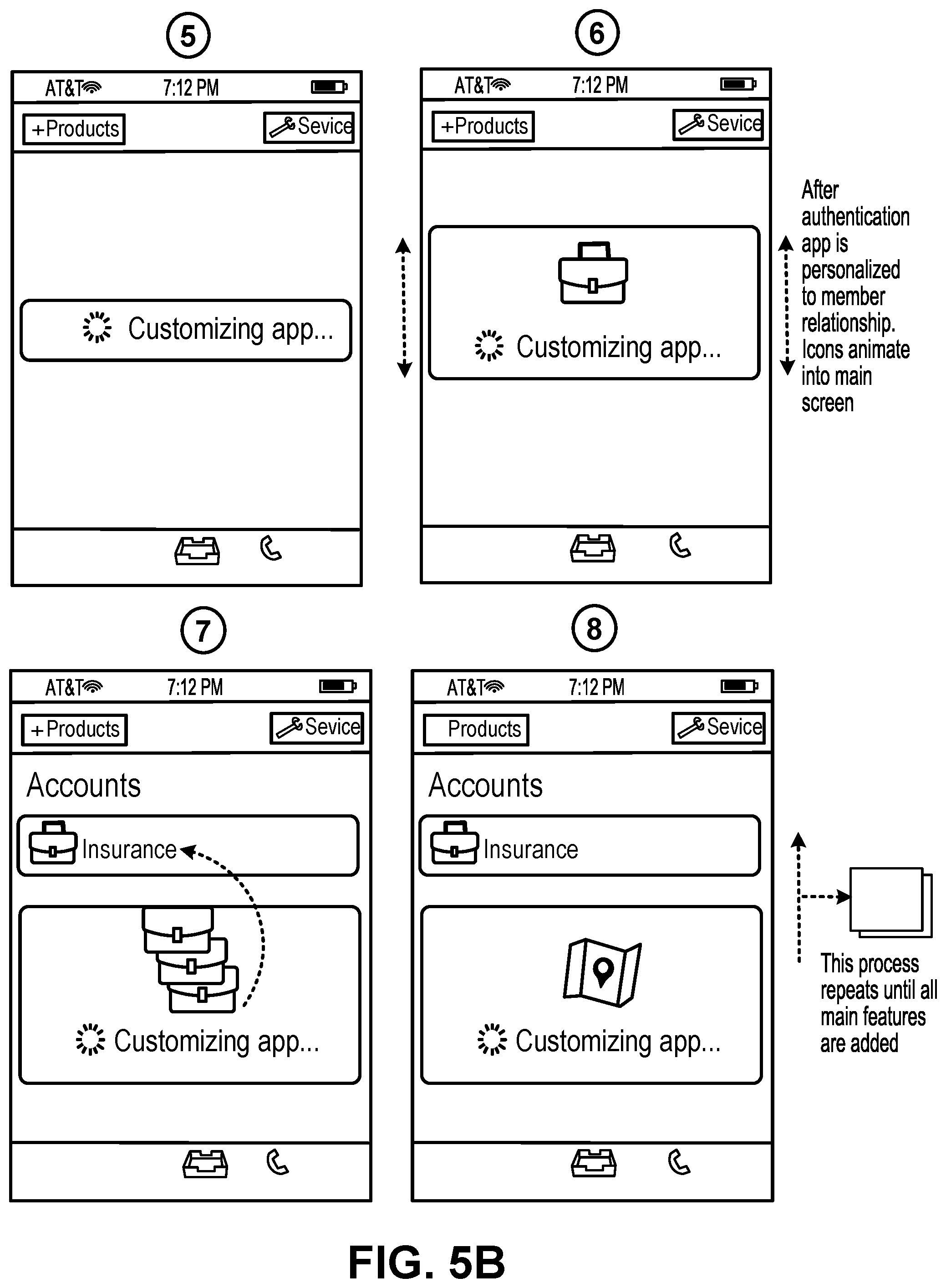 Patent US11776057 Figure 13 – Personalized navigation control items for an application