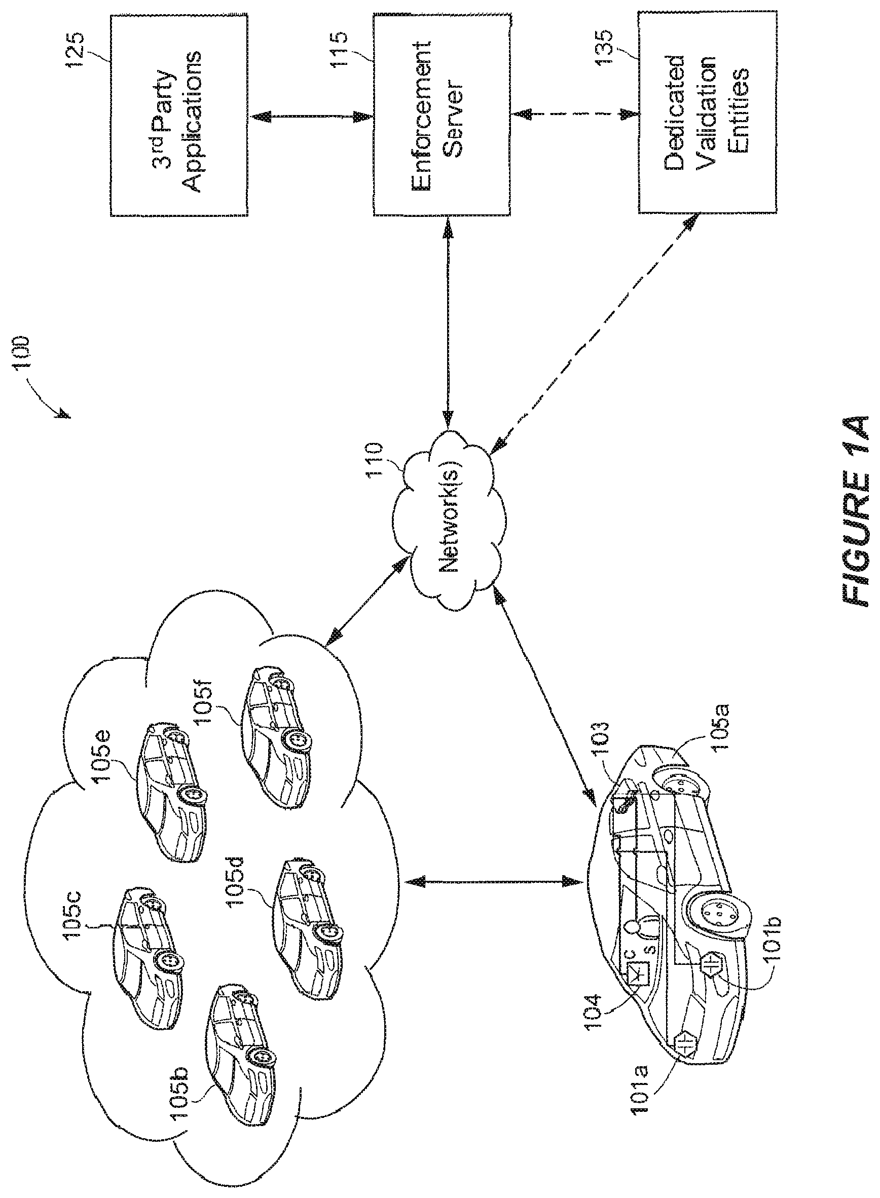 Patent US11776061 Figure 1 – Using a distributed ledger for tracking VIN recordkeeping