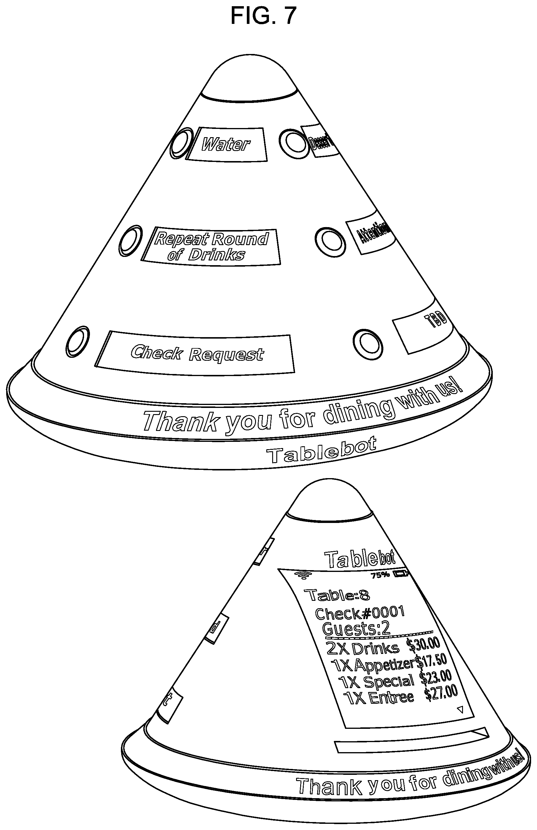 Patent US11776074 Figure 7 – Tablebot