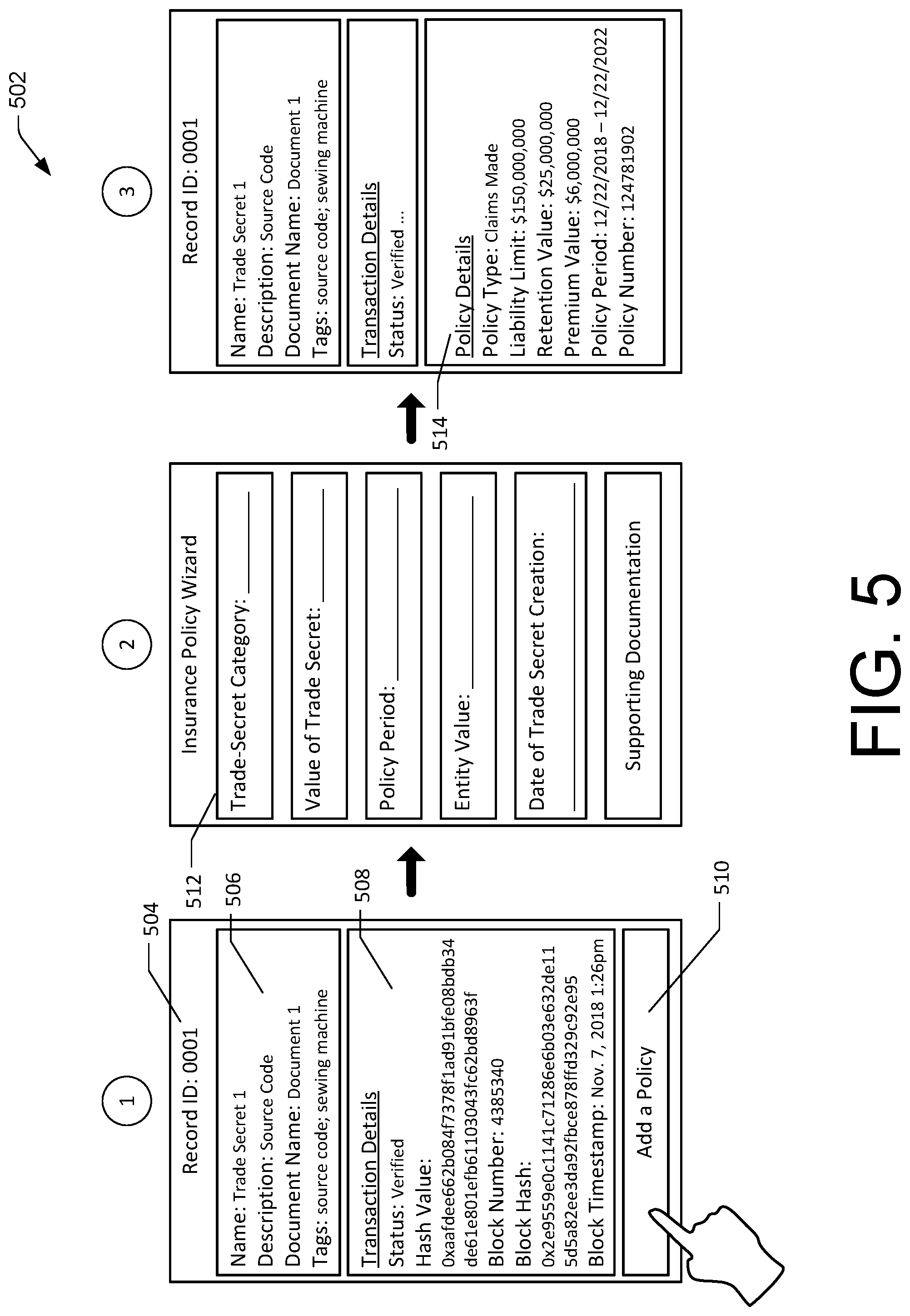 Patent US11776079 Figure 5 – Digital property authentication and management system