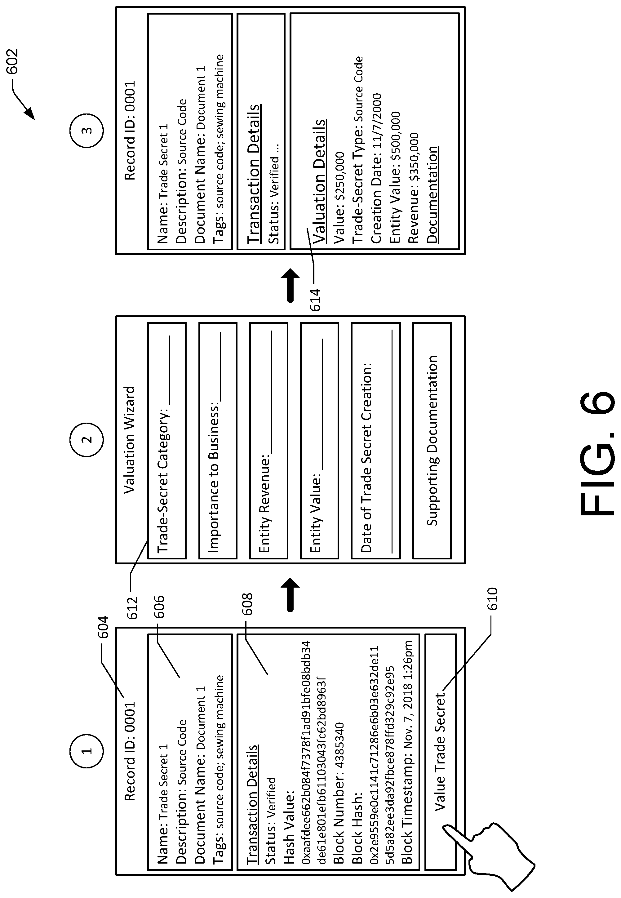 Patent US11776079 Figure 6 – Digital property authentication and management system