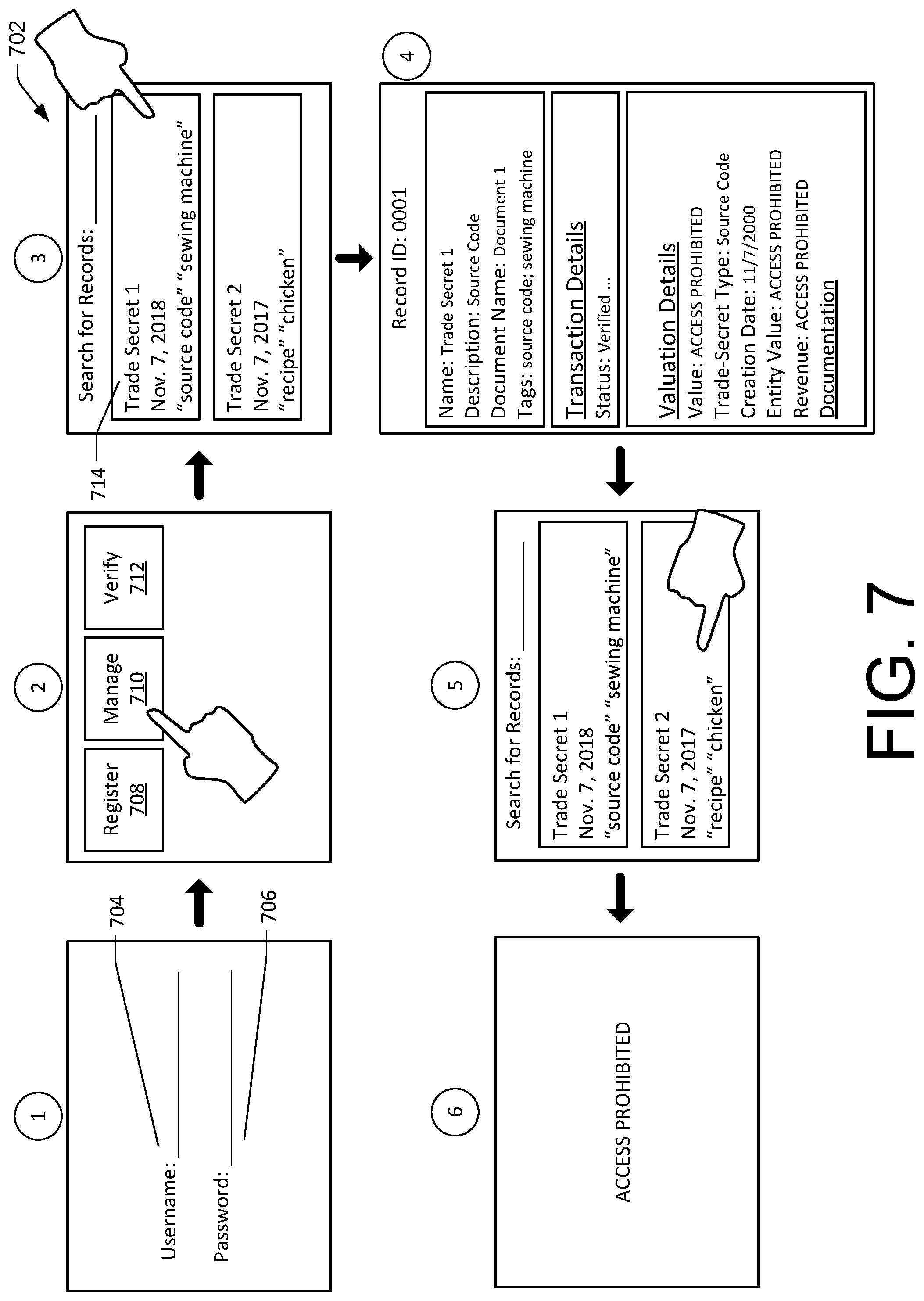 Patent US11776079 Figure 7 – Digital property authentication and management system