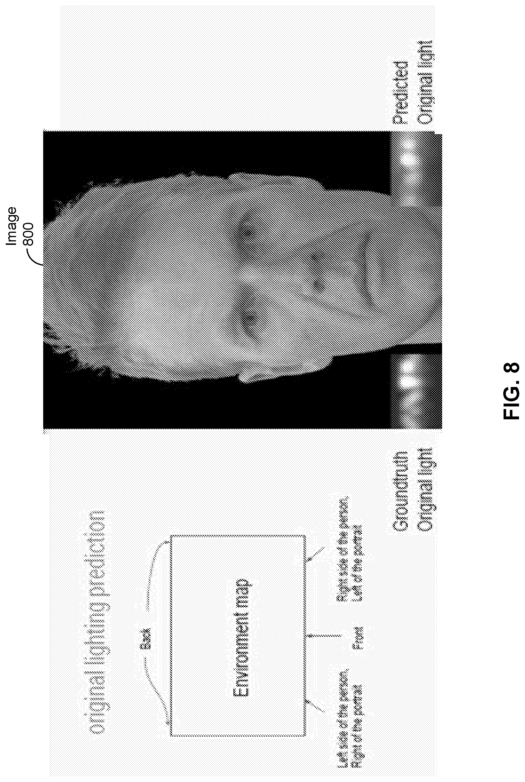 Patent US11776095 Figure 8 – Photo relighting using deep neural networks and confidence learning