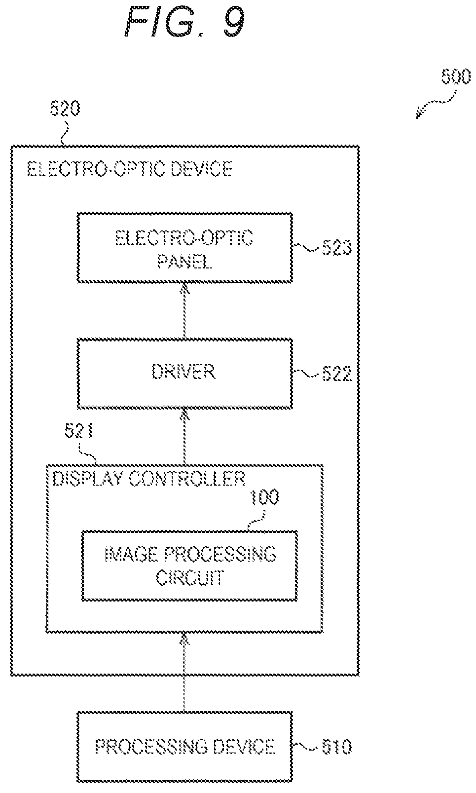 Patent US11776096 Figure 9 – Image processing circuit, circuit device, and electronic apparatus