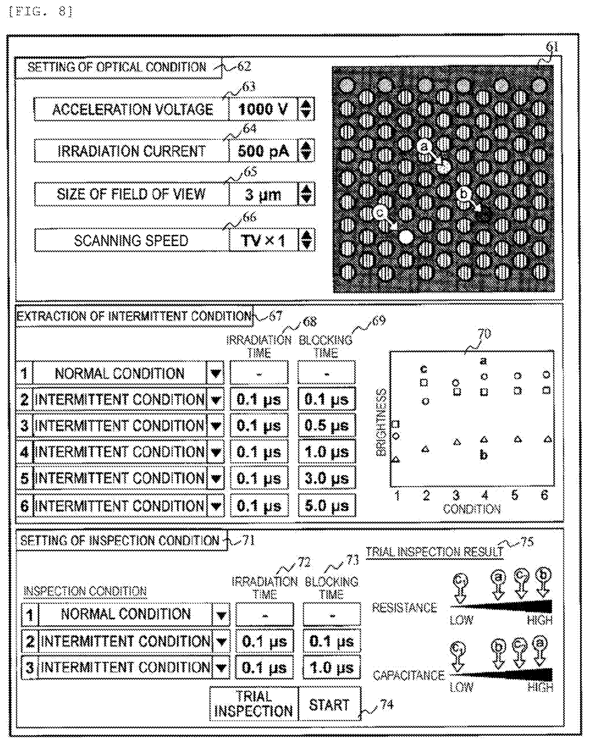 Patent US11776103 Figure 8 – System for deriving electrical characteristics and non-transitory computer-readable medium
