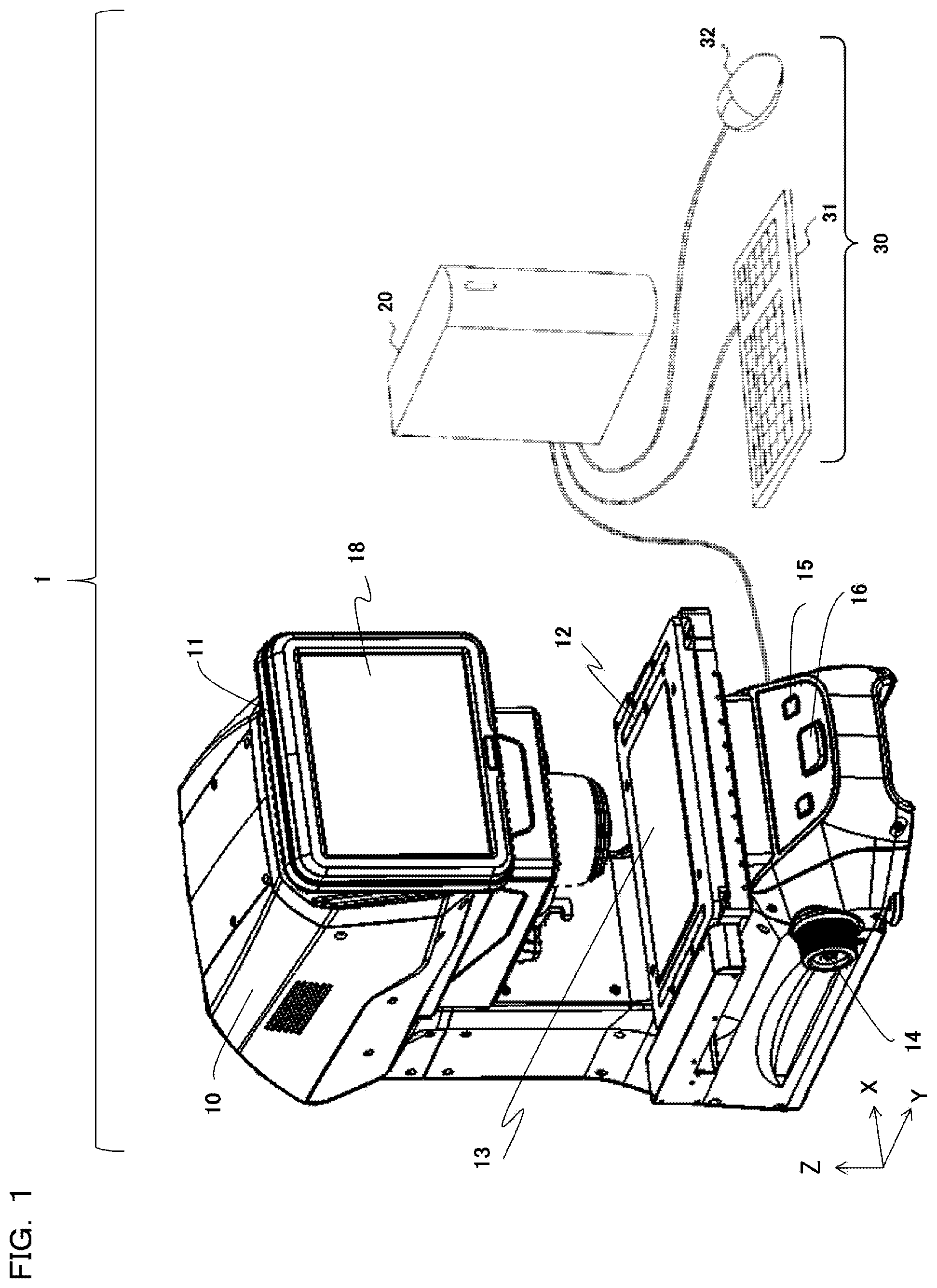 Patent US11776110 Figure 1 – Image measuring apparatus