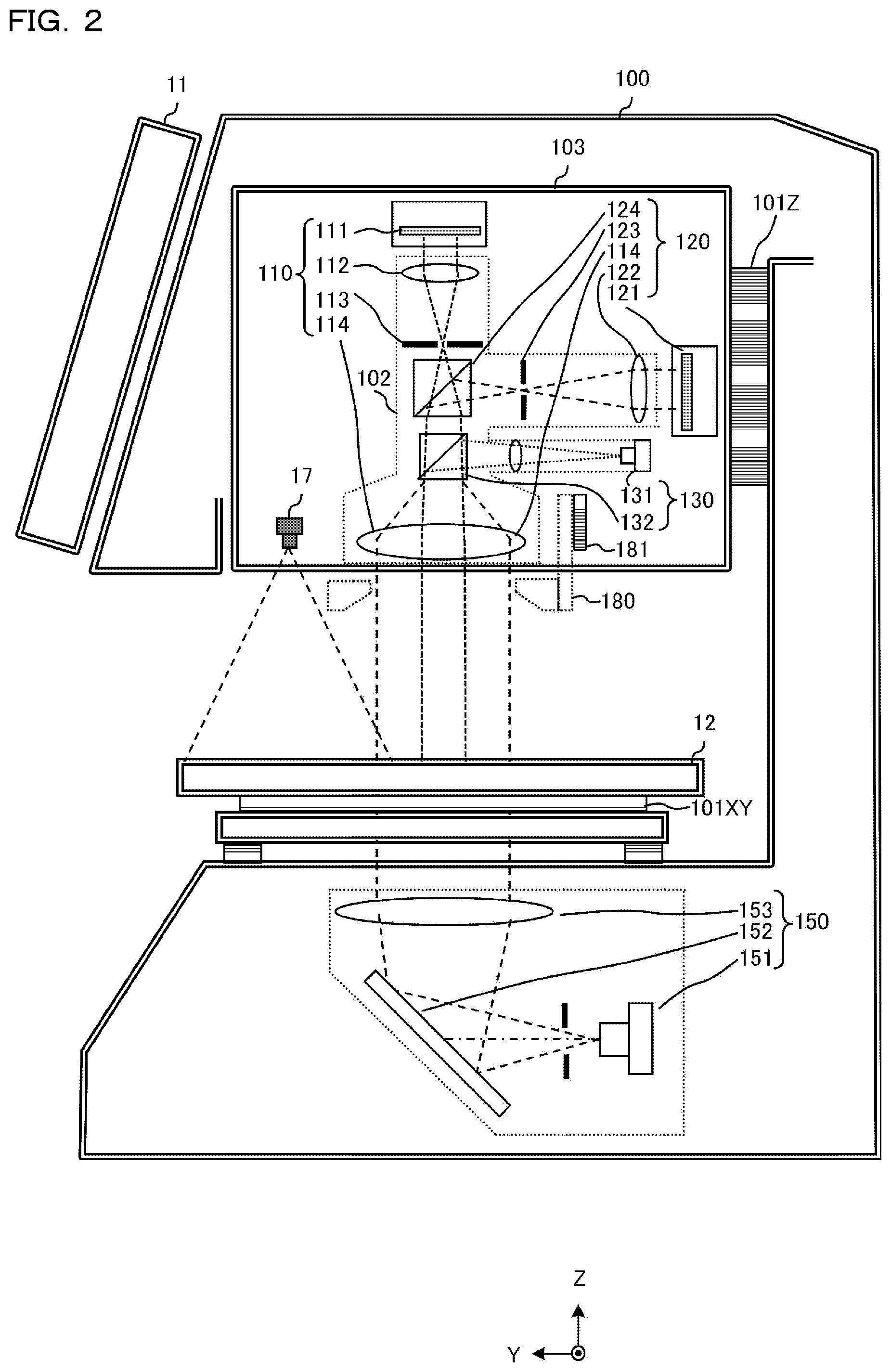 Patent US11776110 Figure 2 – Image measuring apparatus