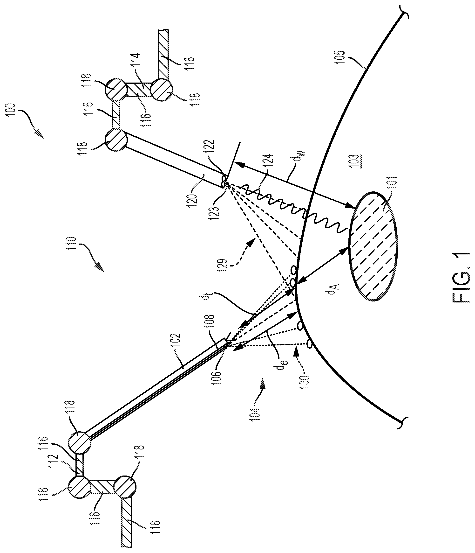Patent US11776144 — System and method for determining, adjusting, and managing resection margin about a subject tissue — Figure 1
