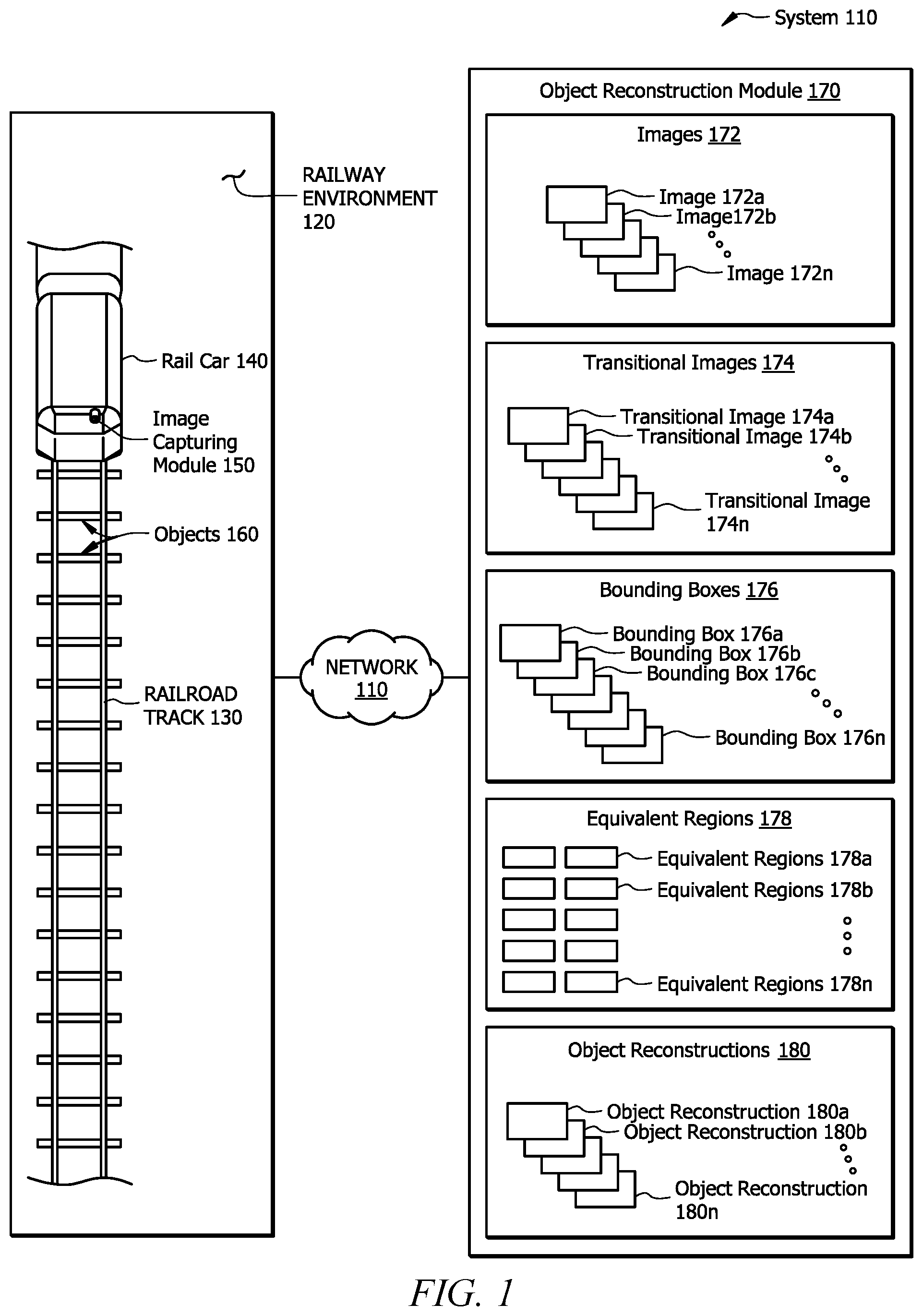Patent US11776145 Figure 1 – Systems and methods for reconstructing objects using transitional images