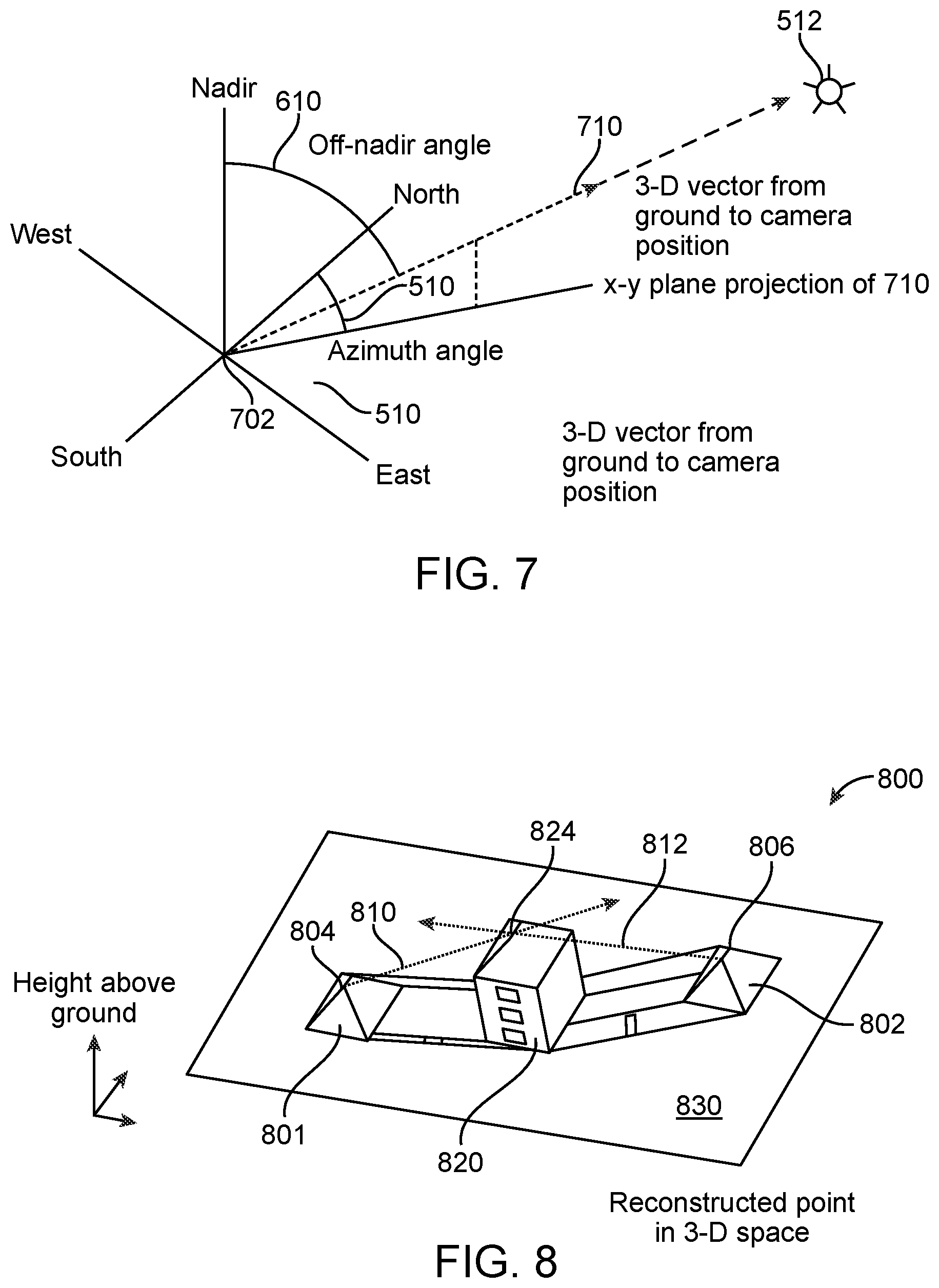 Patent US11776148 Figure 5 – Multi-view height estimation from satellite images