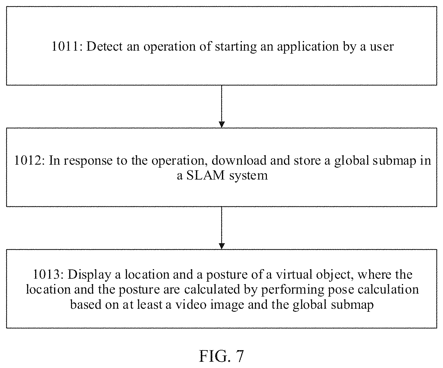 Patent US11776151 Figure 7 – Method for displaying virtual object and electronic device