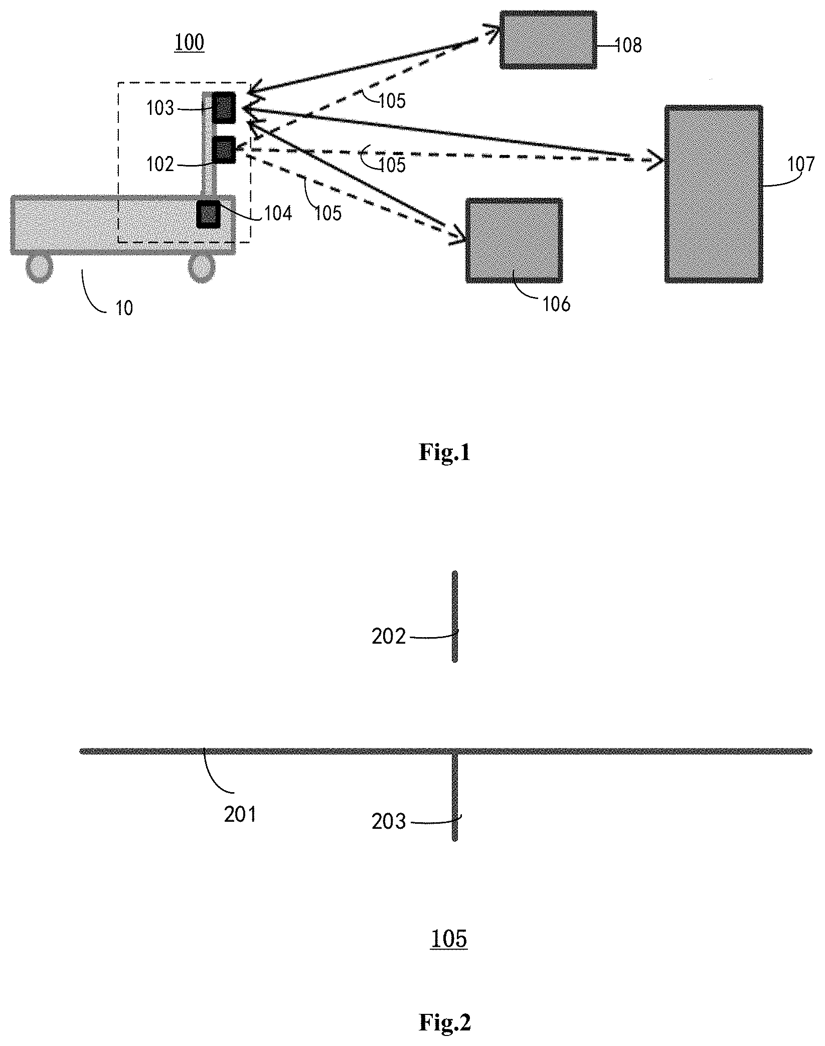 Patent US11776152 Figure 1 – Mobile apparatus obstacle detection system, mobile apparatus, and ground-sweeping robot