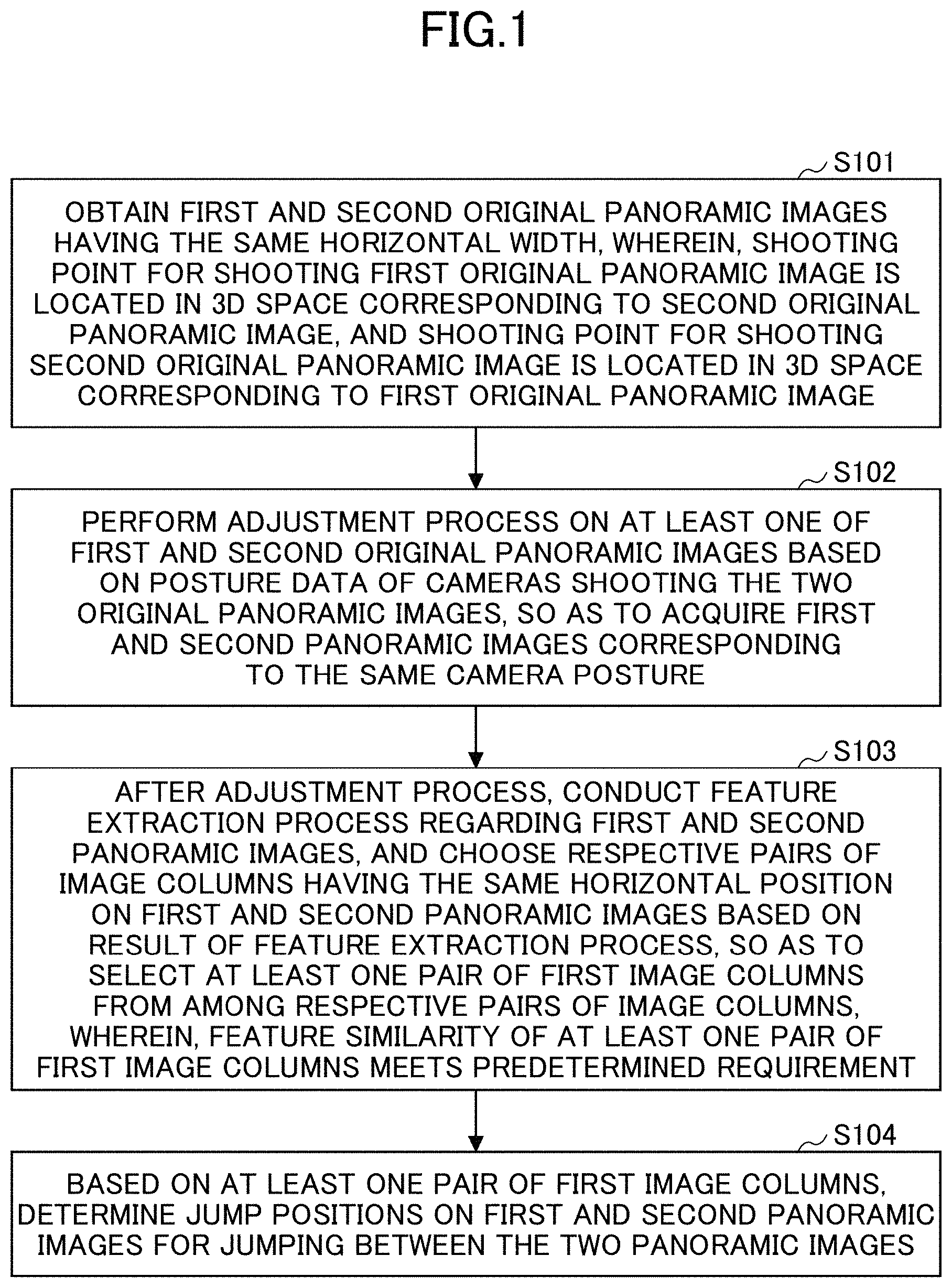 Patent US11776157 Figure 1 – Panoramic image based jump position determination method and apparatus and non-transitory computer-readable medium
