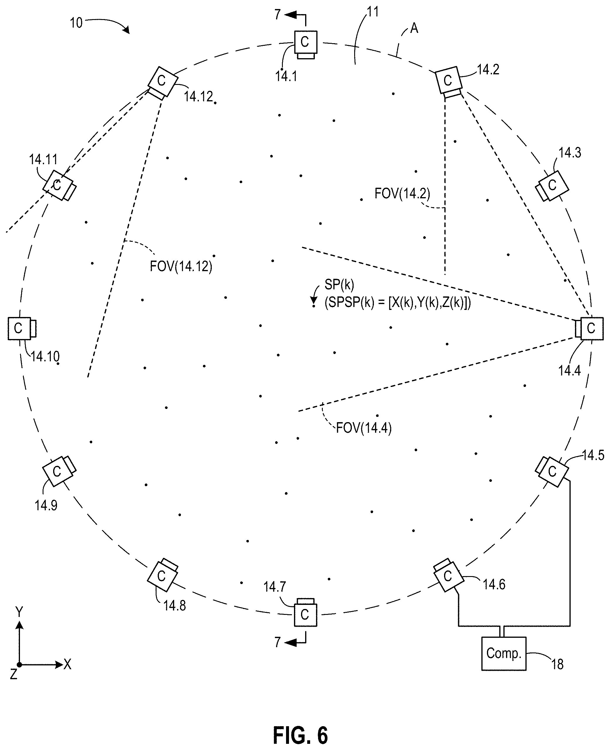 Patent US11776158 Figure 8 – Detecting target objects in a 3D space