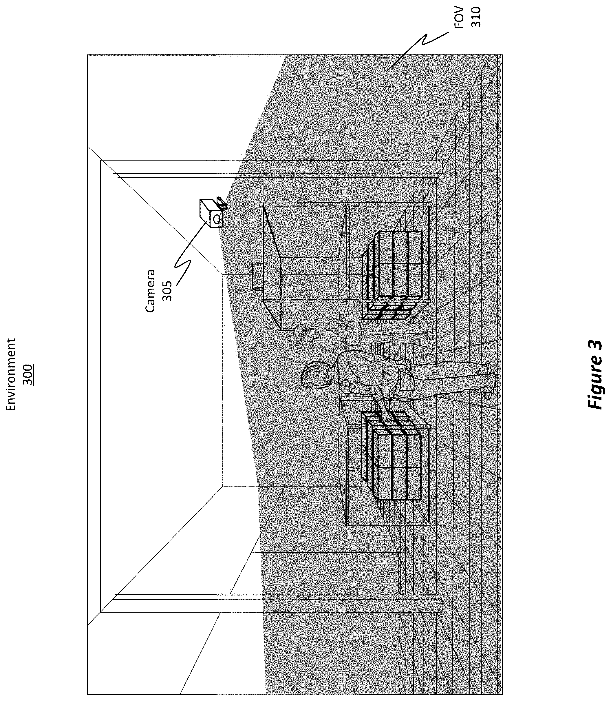 Patent US11776160 Figure 3 – Auto calibrating a single camera from detectable objects