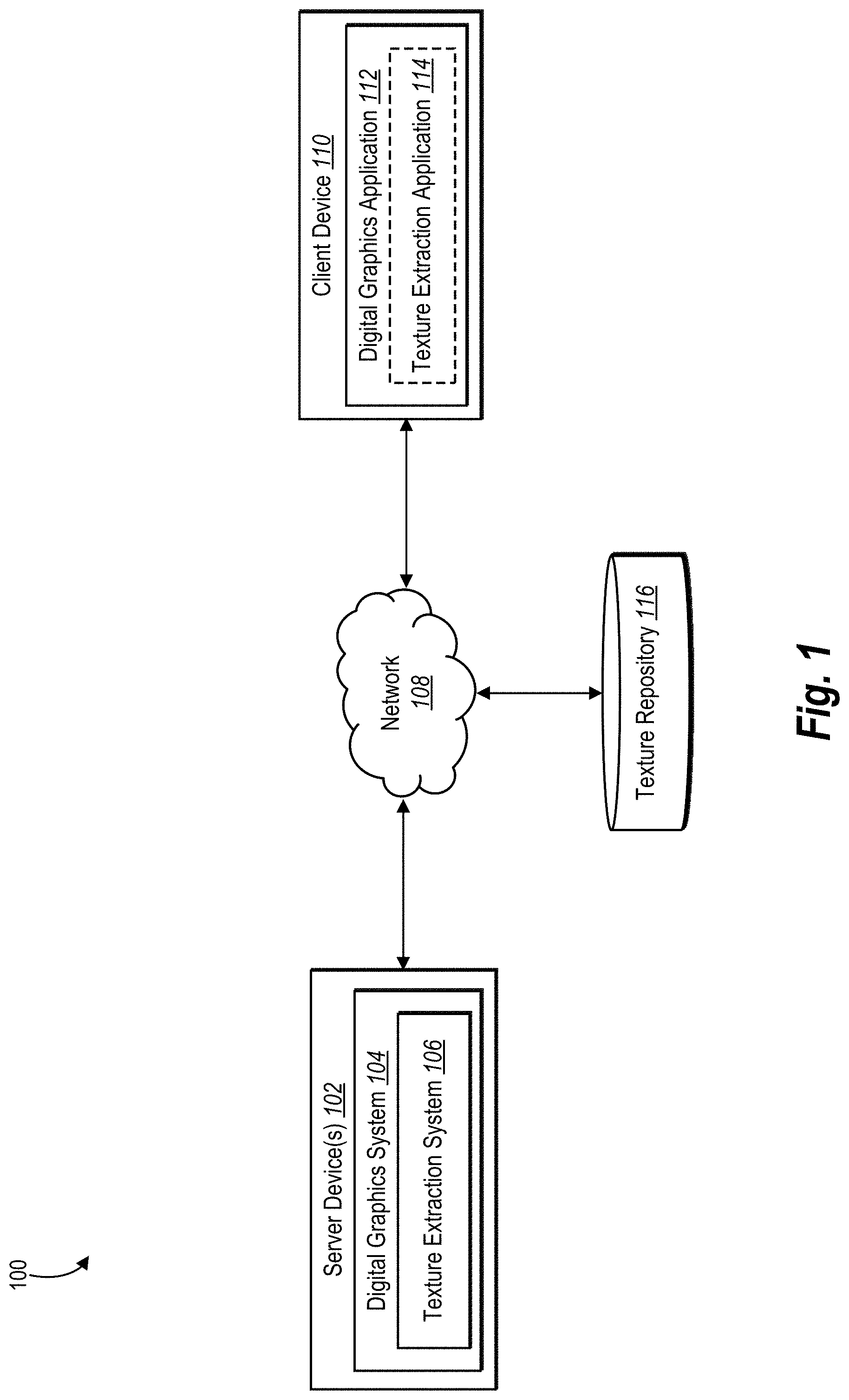 Patent US11776168 Figure 1 – Extracting textures from text based images