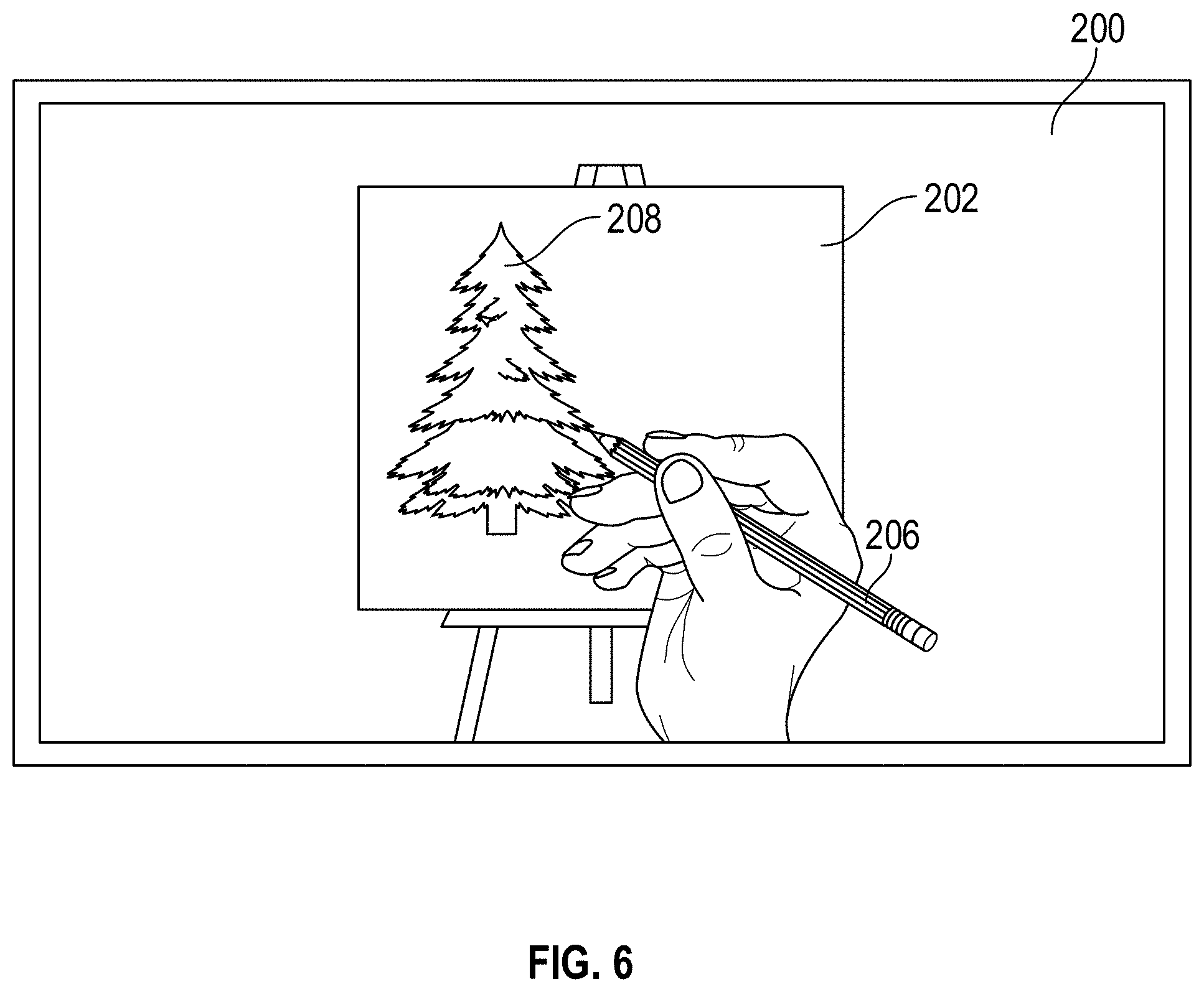 Patent US11776182 Figure 11 – Techniques for enabling drawing in a computer-generated reality environment