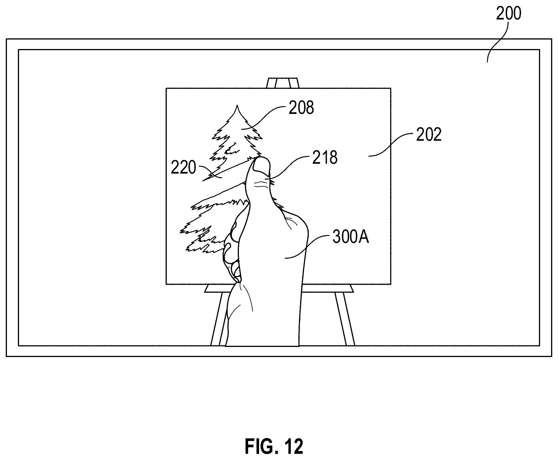 Patent US11776182 Figure 17 – Techniques for enabling drawing in a computer-generated reality environment