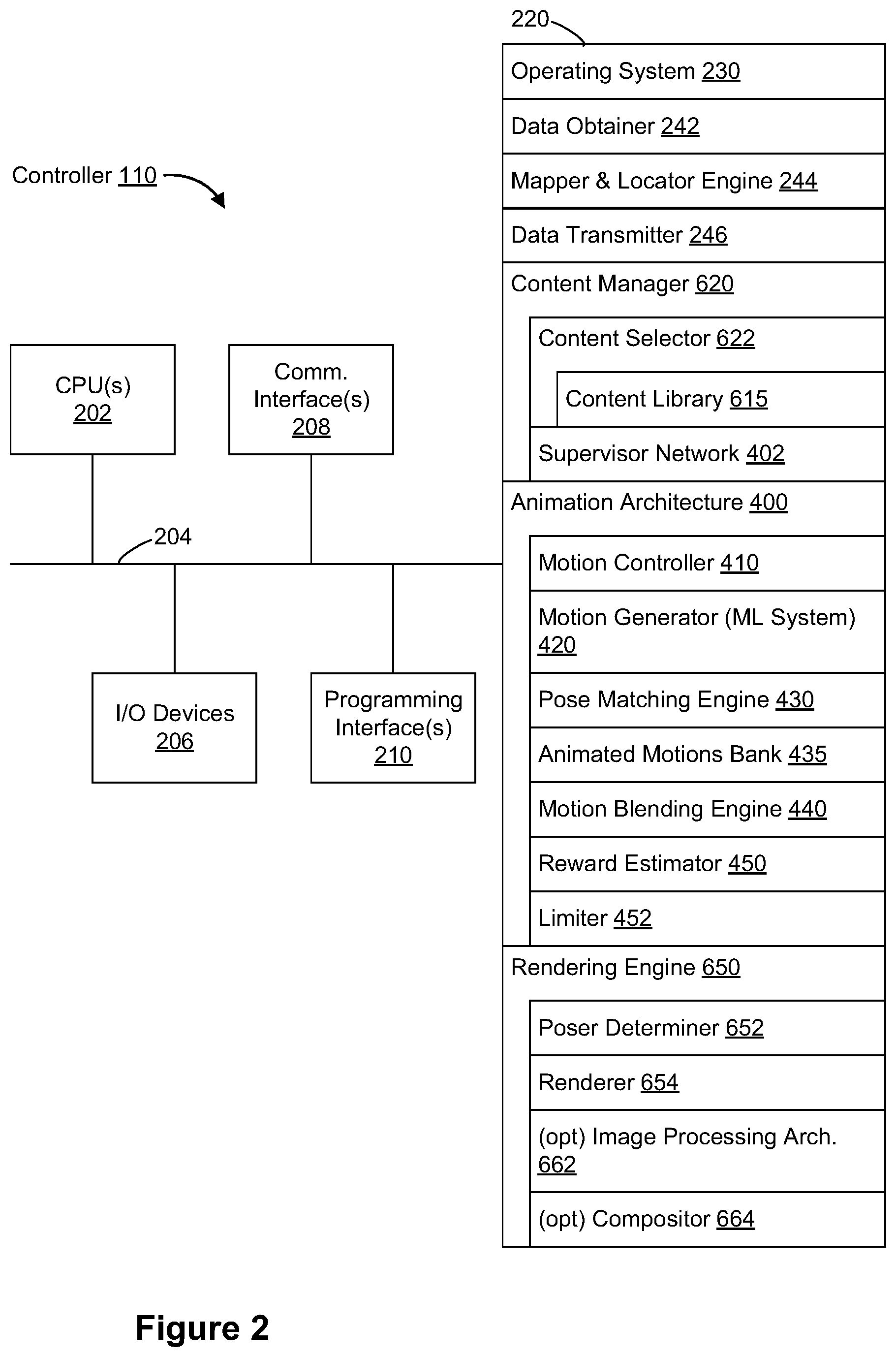 Patent US11776192 Figure 2 – Method and device for generating a blended animation