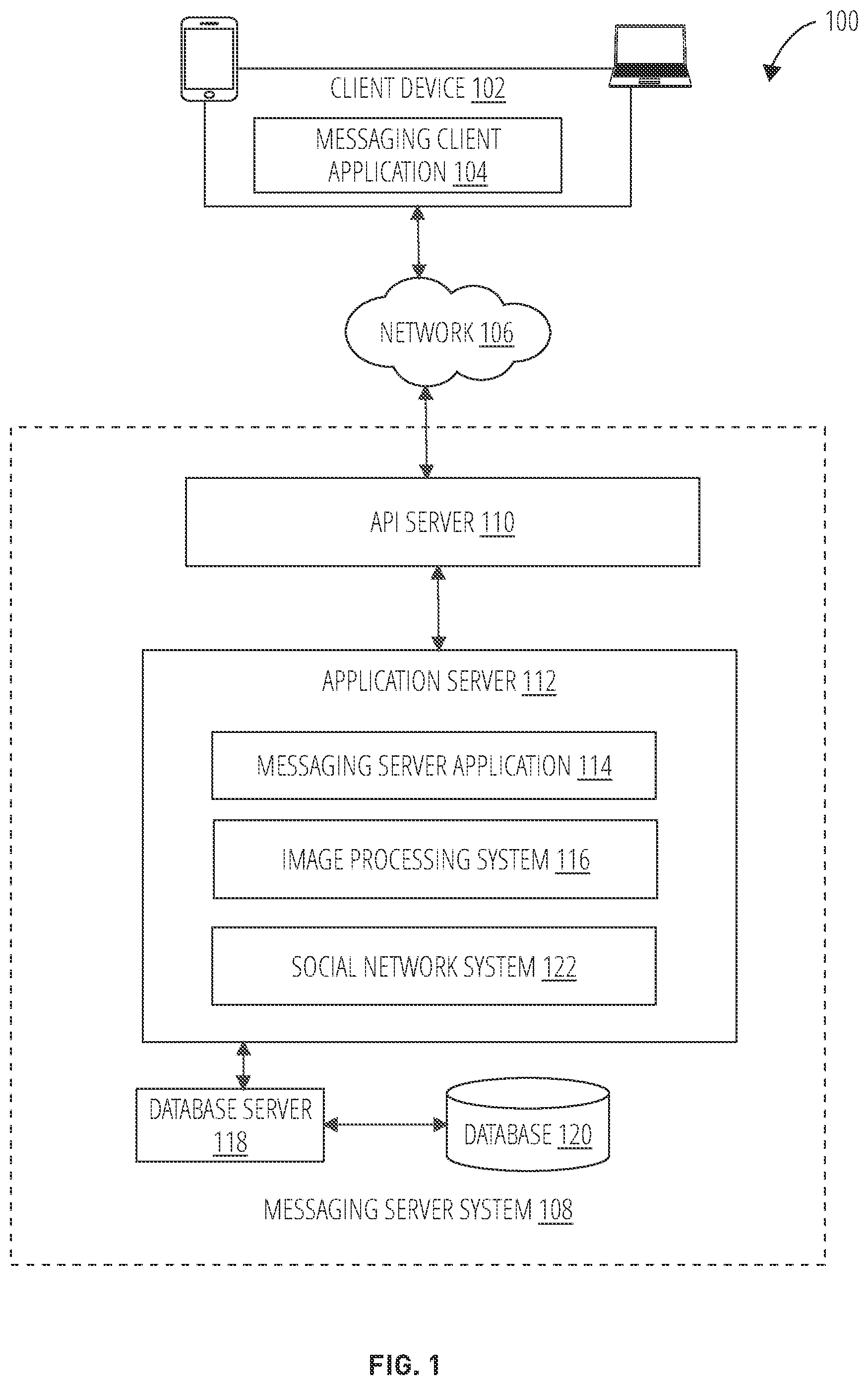 Patent US11776194 Figure 1 – Animated pull-to-refresh