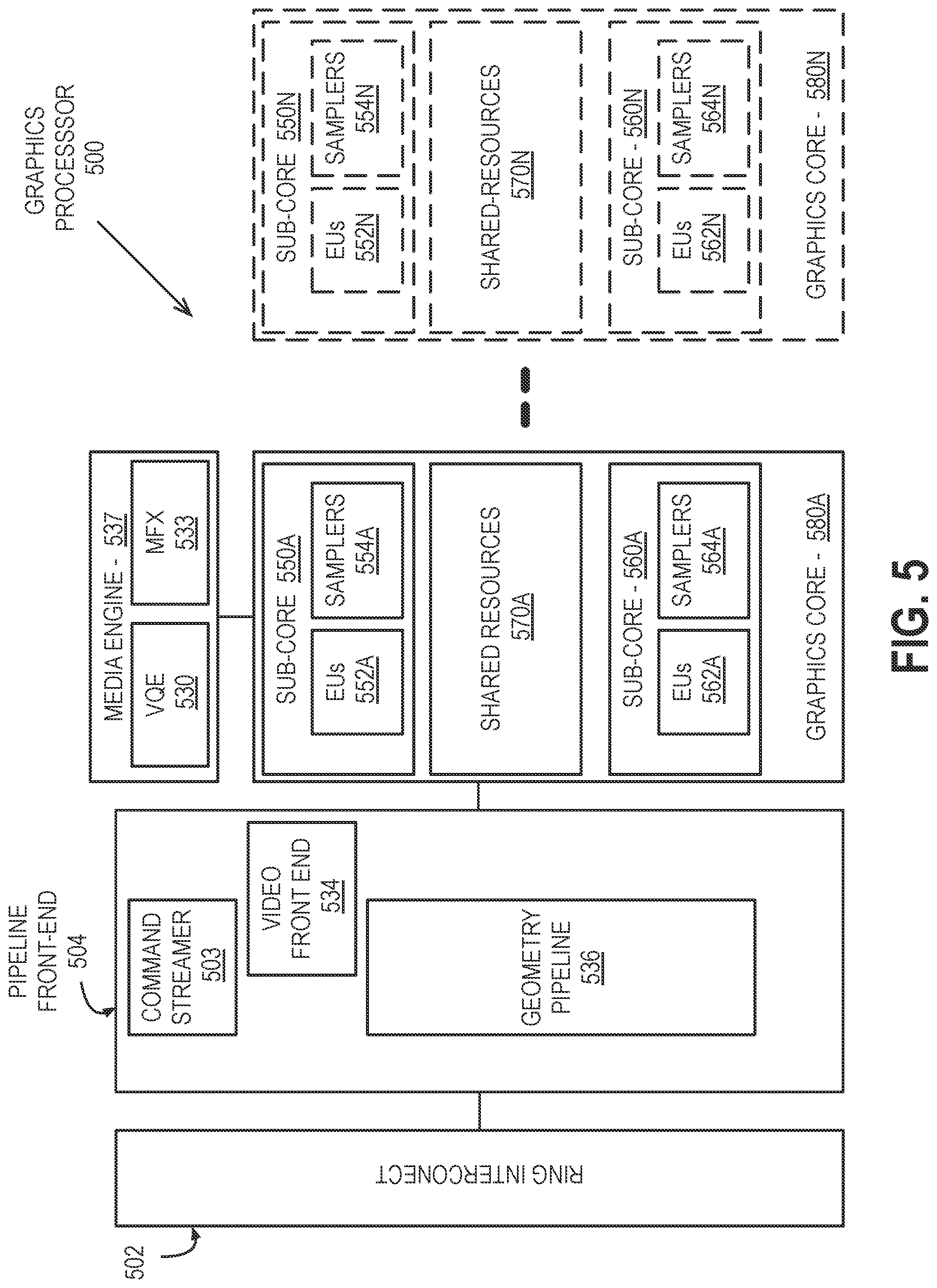 Patent US11776196 Figure 5 – Temporal data structures in a ray tracing architecture