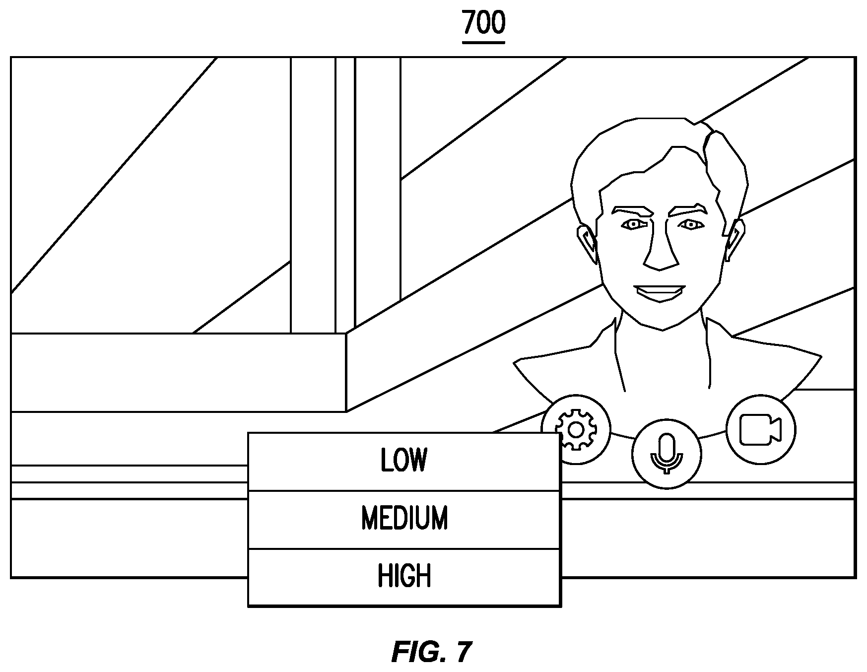 Patent US11776203 Figure 9 – Volumetric scattering effect in a three-dimensional virtual environment with navigable video avatars