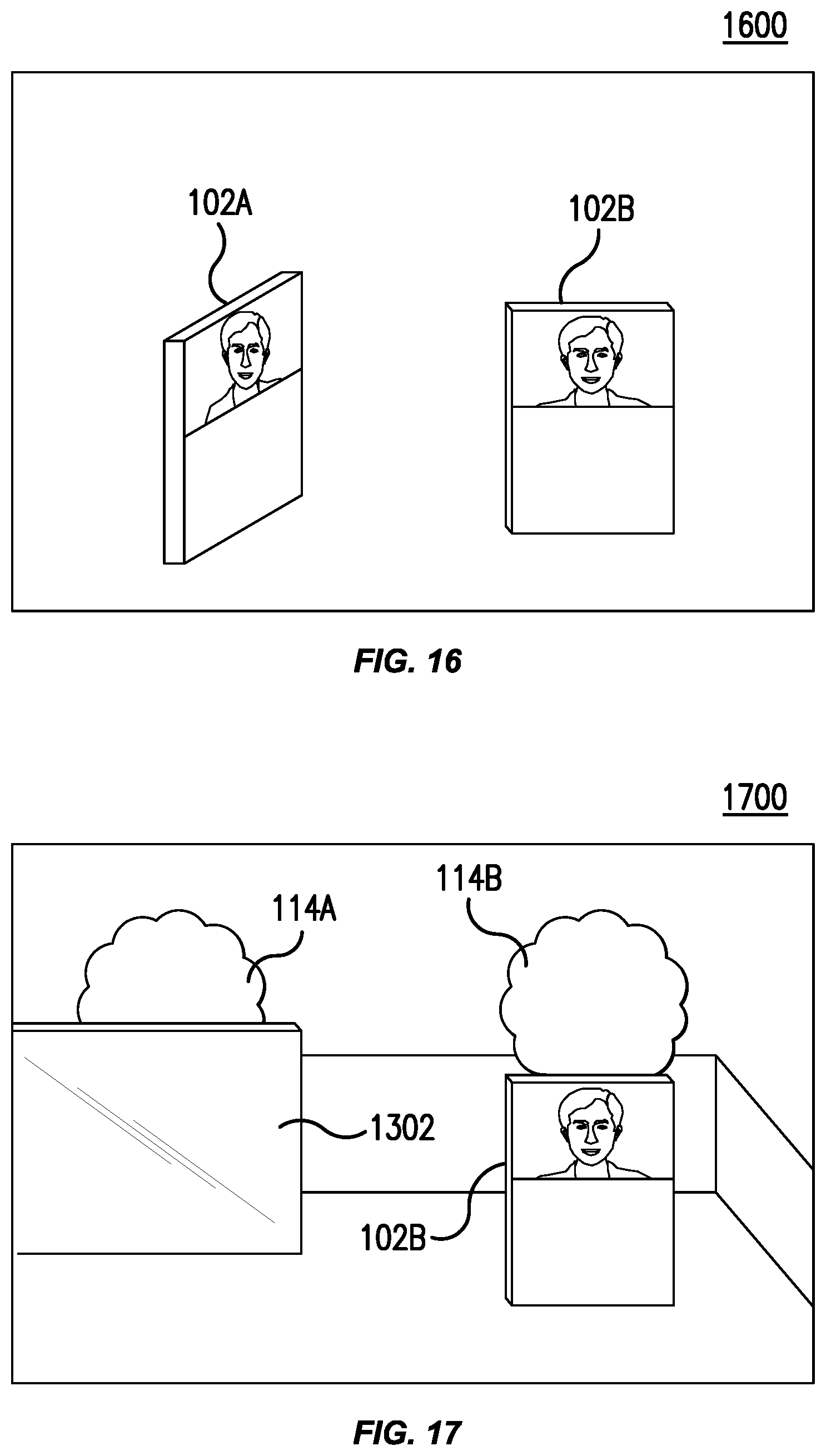Patent US11776203 Figure 17 – Volumetric scattering effect in a three-dimensional virtual environment with navigable video avatars