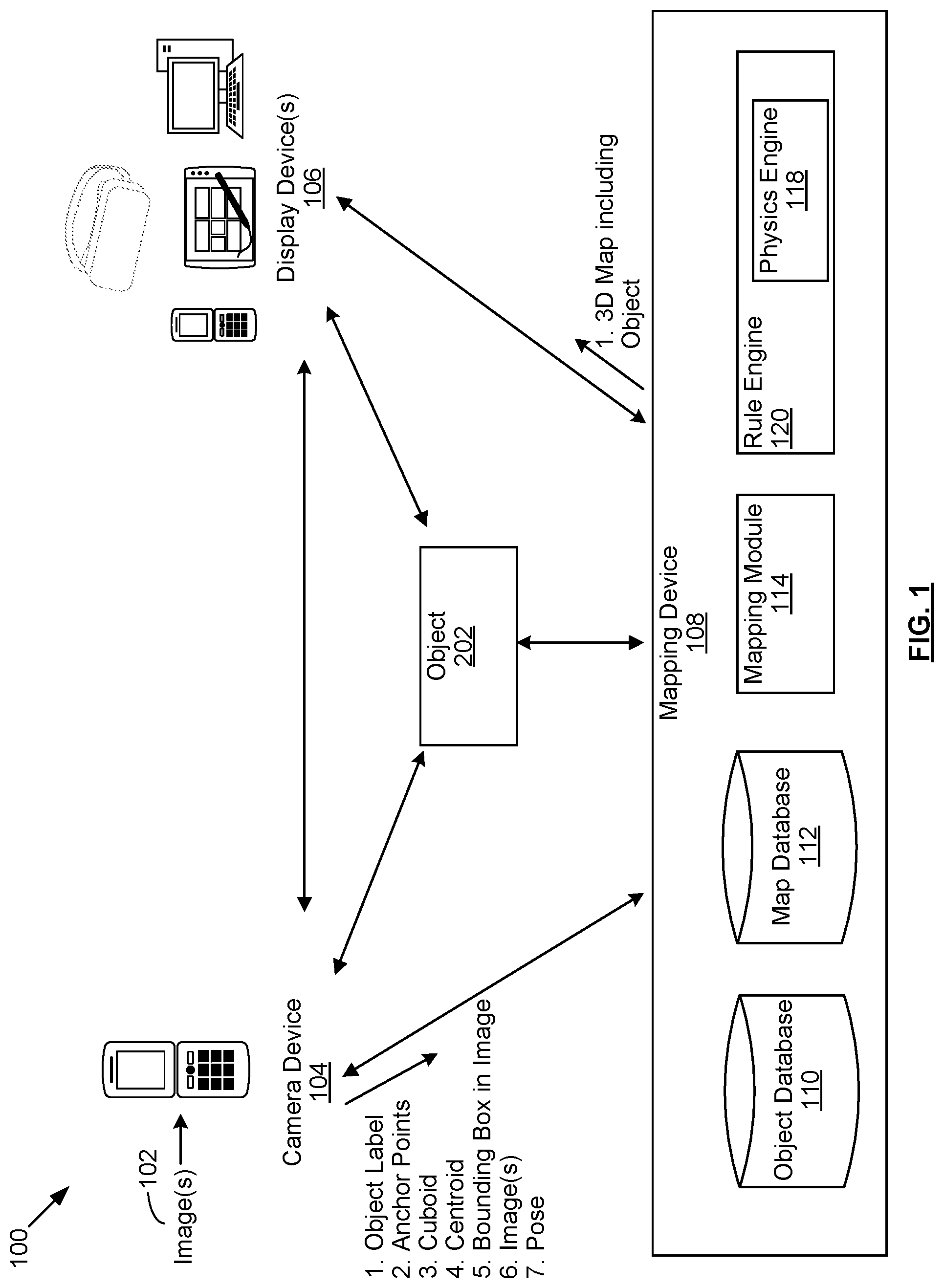 Patent US11776206 Figure 1 – Extended reality system and extended reality method with two-way digital interactive digital twins