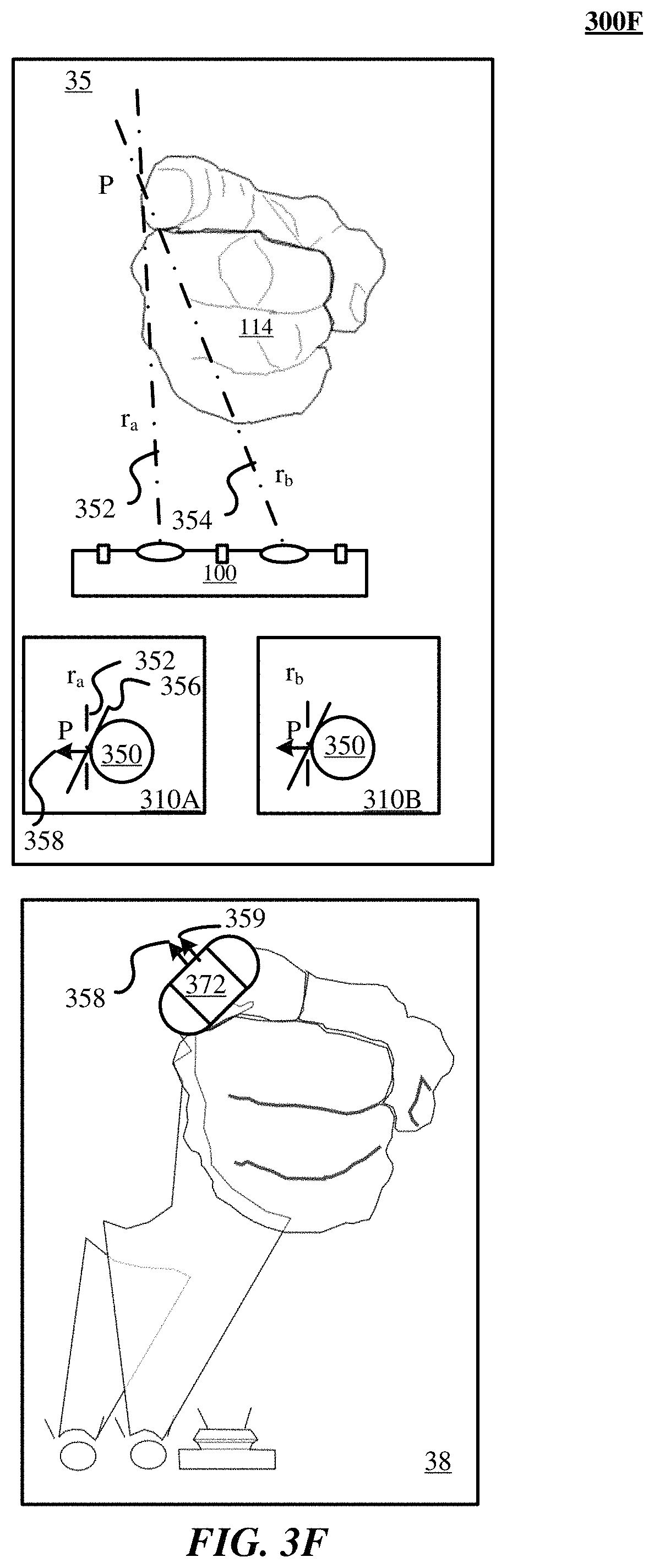 Patent US11776208 Figure 8 – Predictive information for free space gesture control and communication