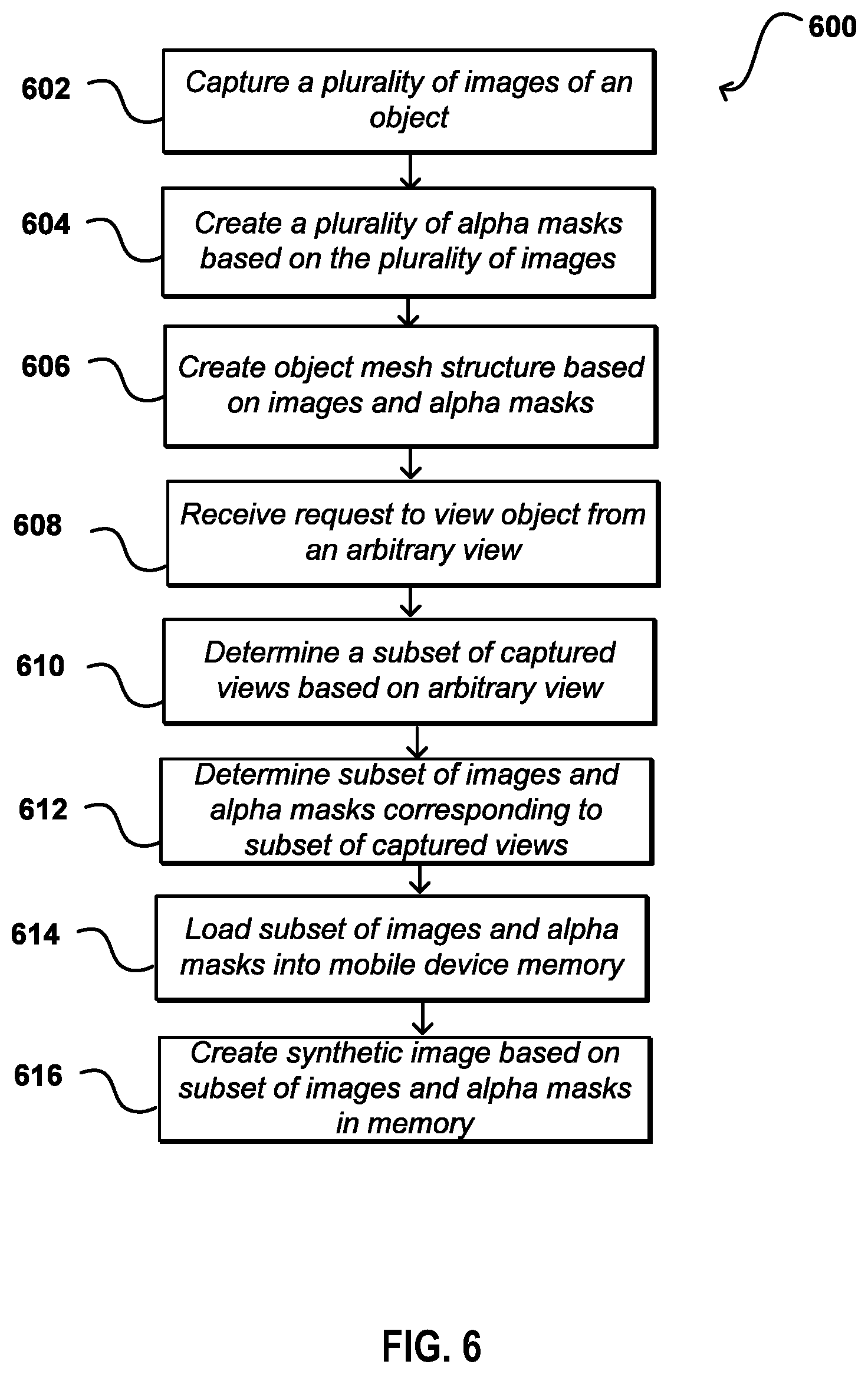 Patent US11776211 Figure 6 – Rendering three-dimensional models on mobile devices
