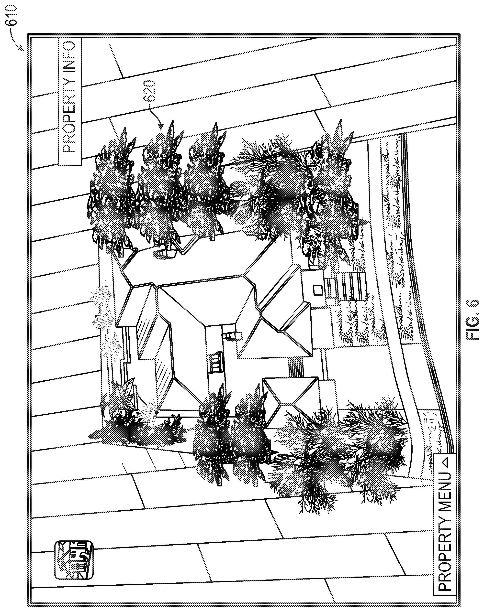 Patent US11776221 Figure 6 – Augmented reality application for interacting with building models