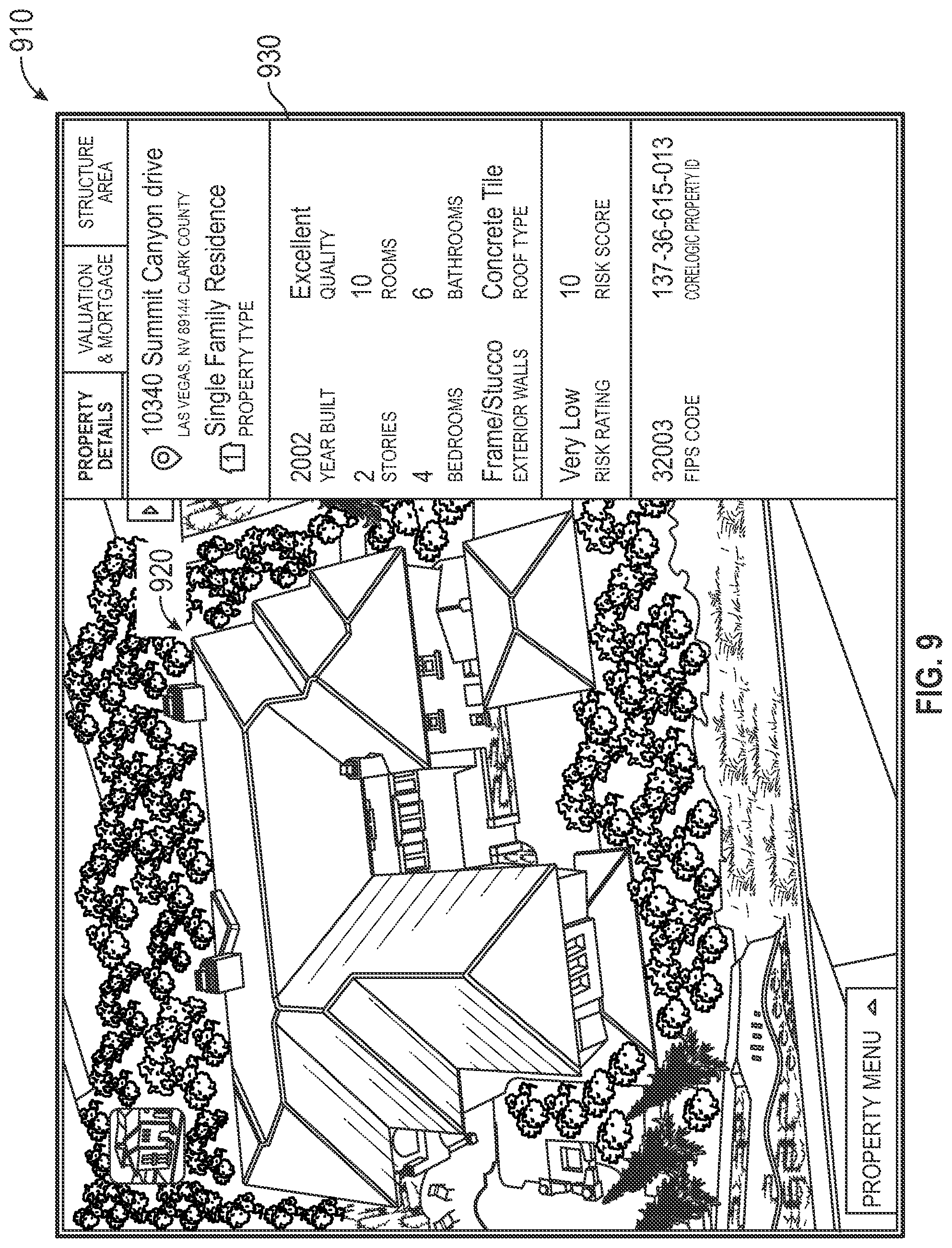 Patent US11776221 Figure 9 – Augmented reality application for interacting with building models
