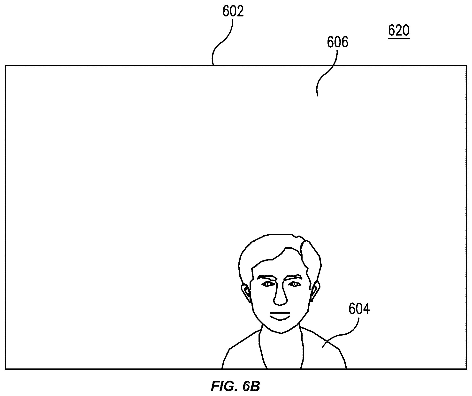 Patent US11776227 Figure 8 – Avatar background alteration