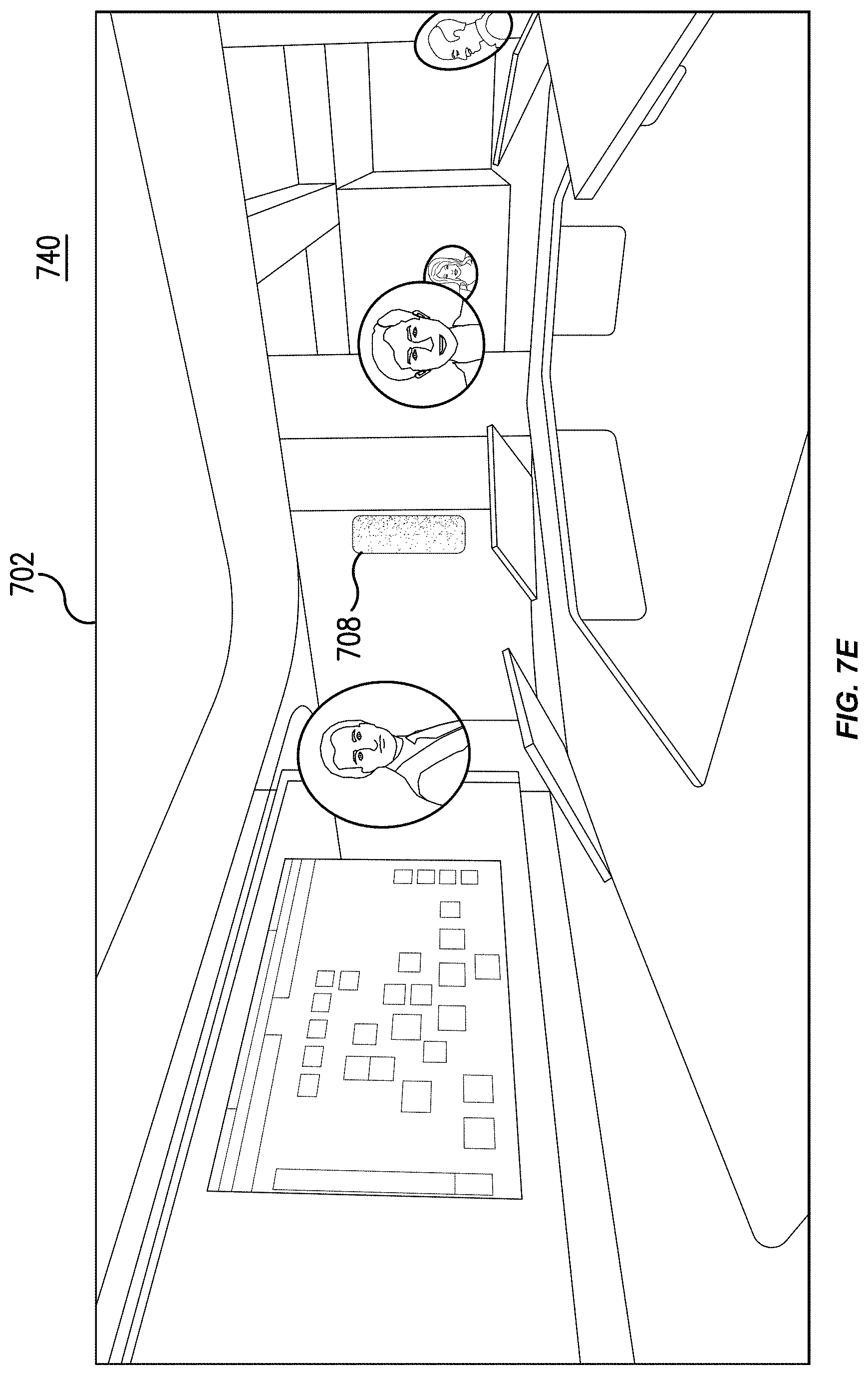 Patent US11776227 Figure 13 – Avatar background alteration