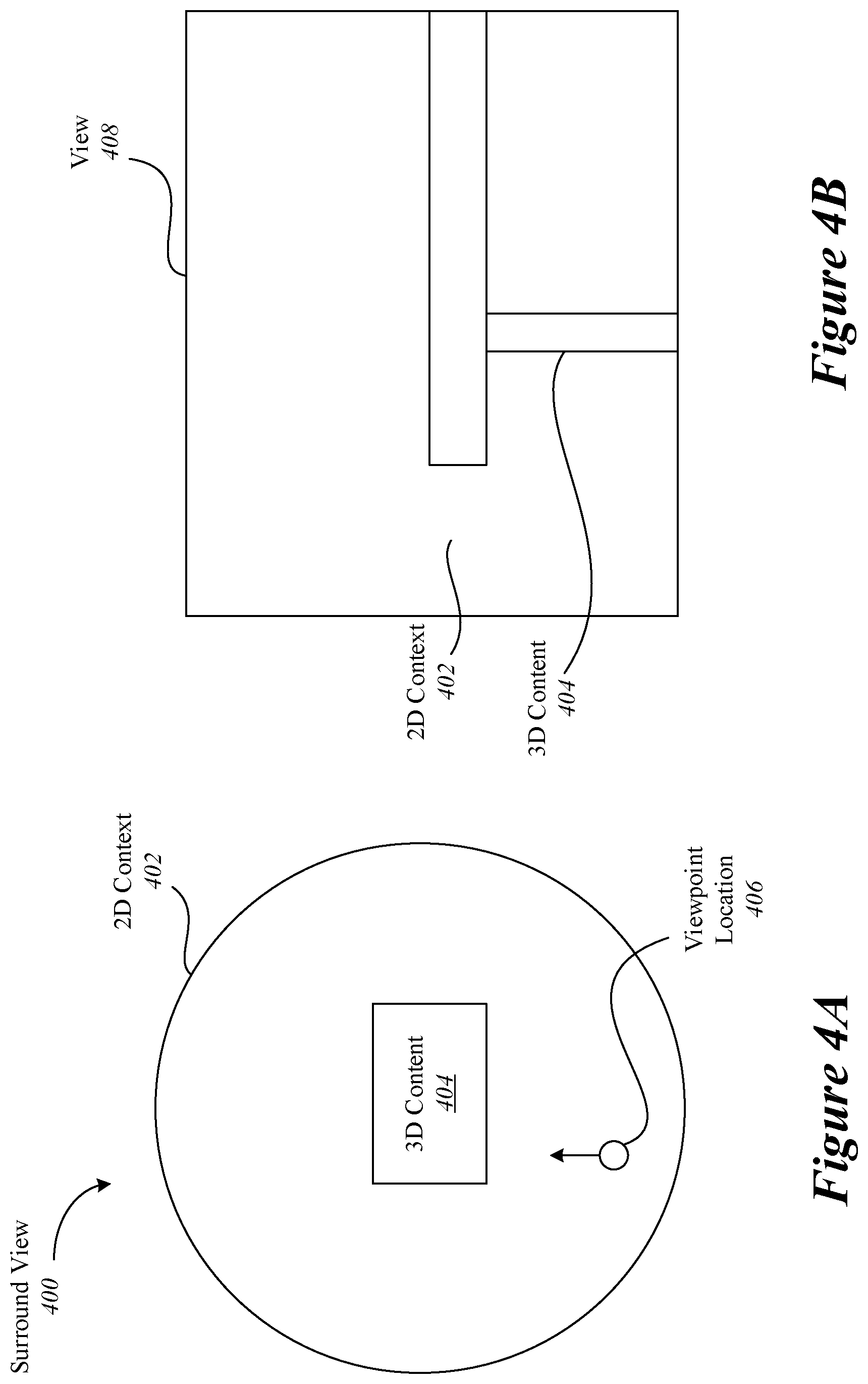 Patent US11776229 Figure 4 – Modification of multi-view interactive digital media representation