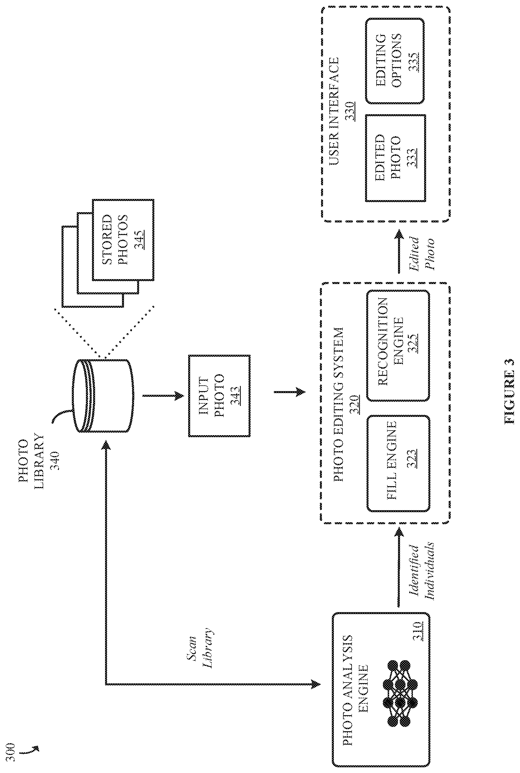 Patent US11776237 Figure 3 – Mitigating people distractors in images