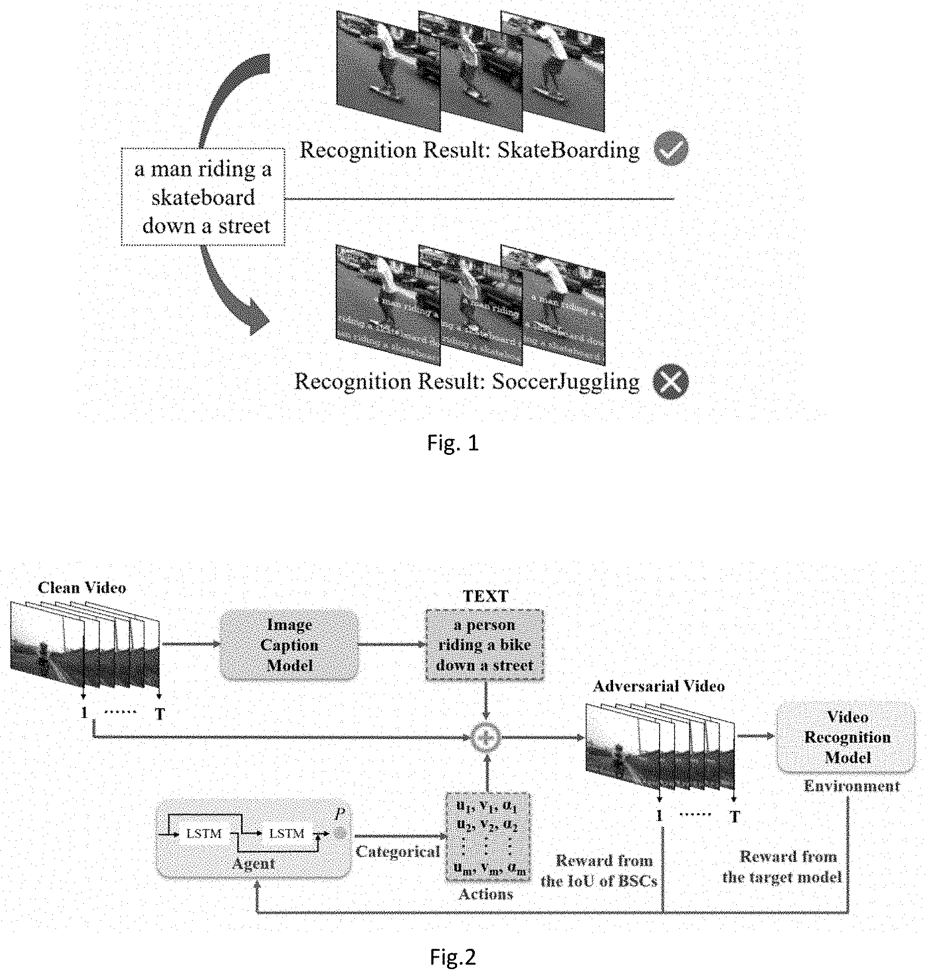 Patent US11776241 Figure 1 – Method and system for generating adversarial attacks on video recognition models